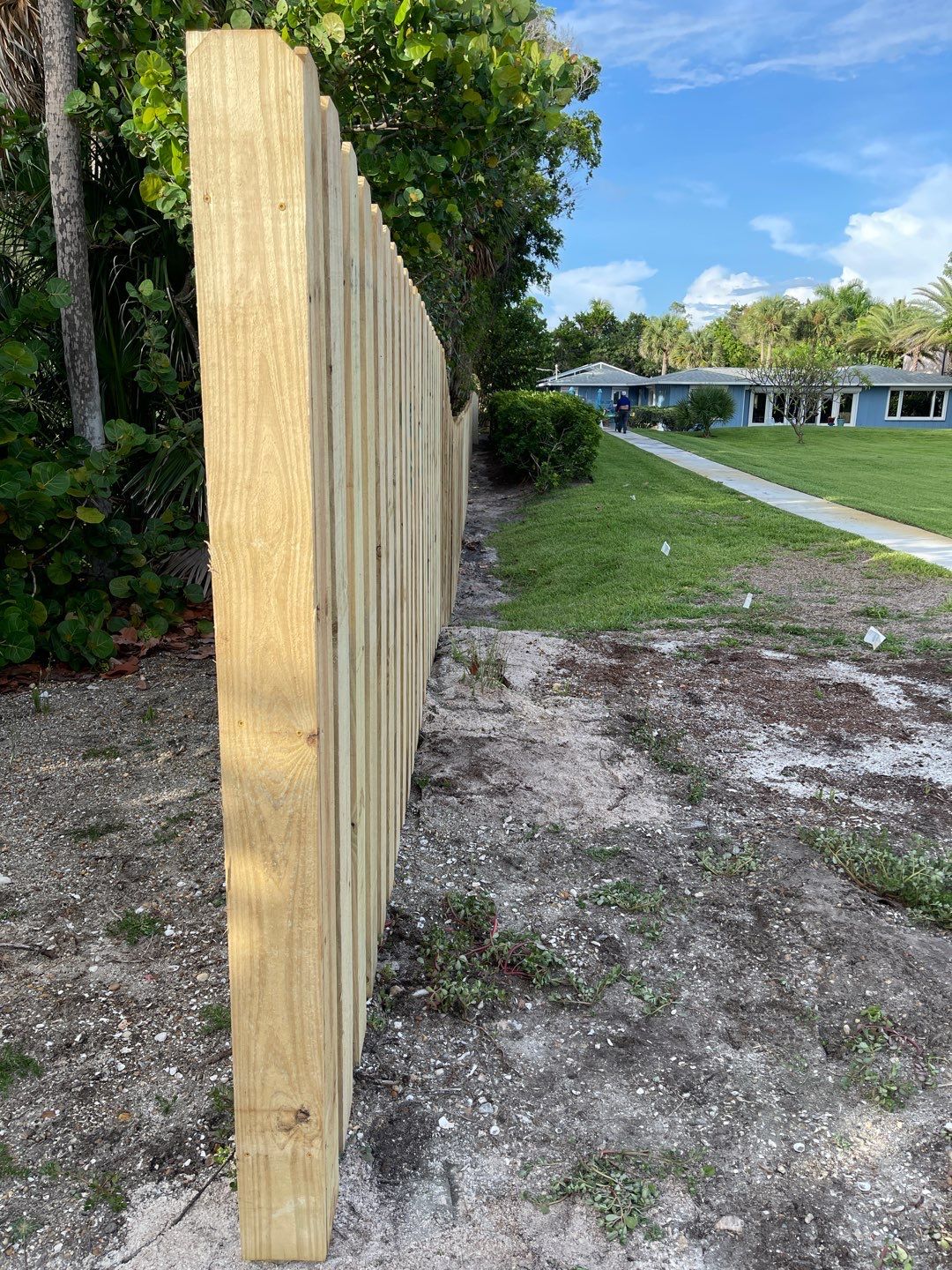 Long Boat Key, FL Shadowbox Style Wood Fence by Asap fence and gates, LLC