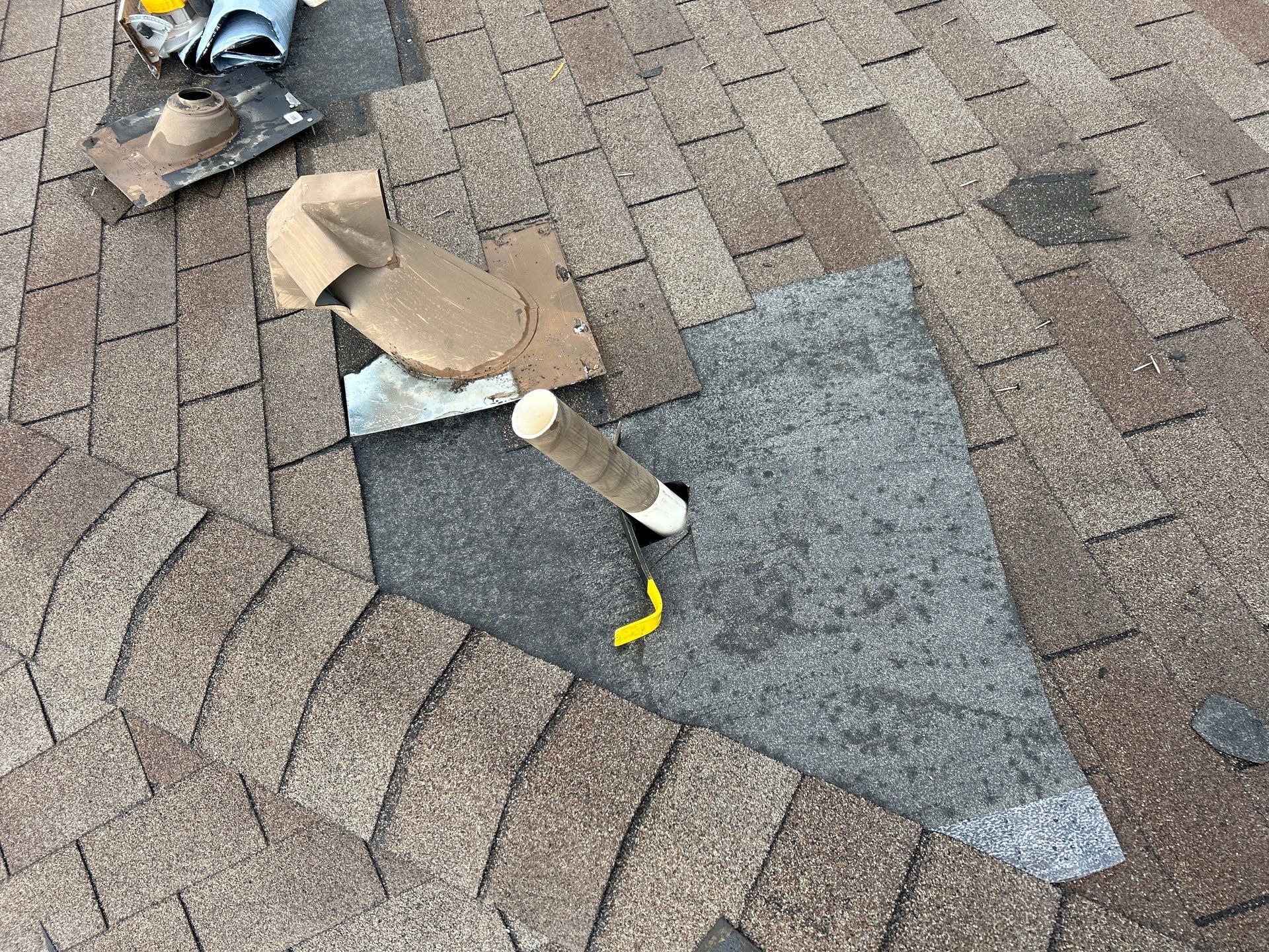 Hail Damage using Owen's Corning Duration (Lifetime) Shingles by Roof Repair Company