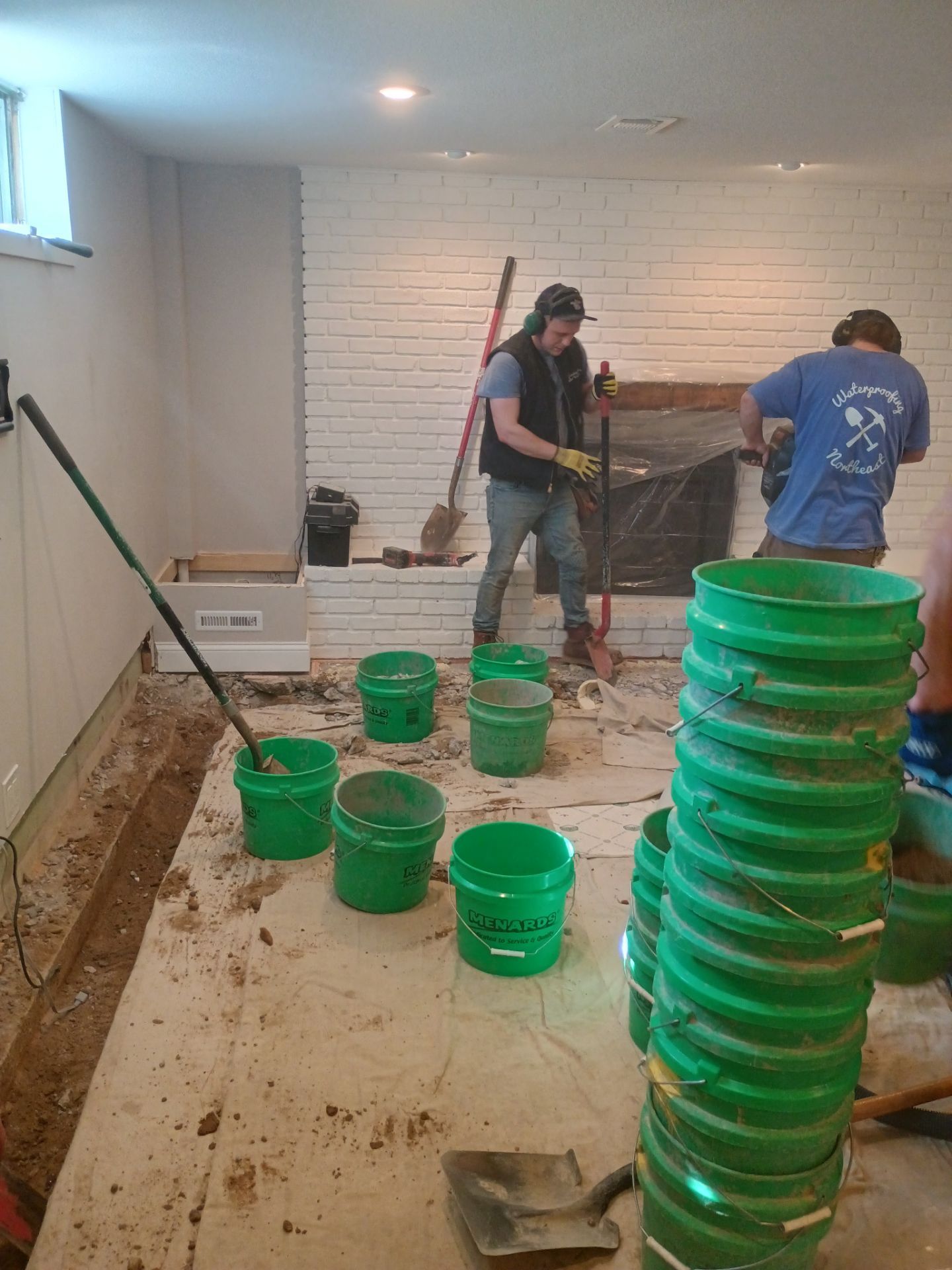 Interior Drain Tile & Sump Pump in Northwest Minneapolis by Waterproofing Northeast