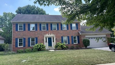 Completed gutter protection installation in Naperville, IL 60540