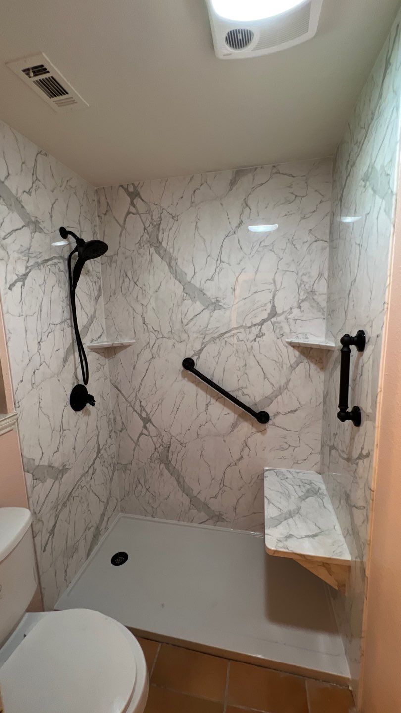 Leon Valley Tub to Shower Conversion by Legacy Bath and Kitchen