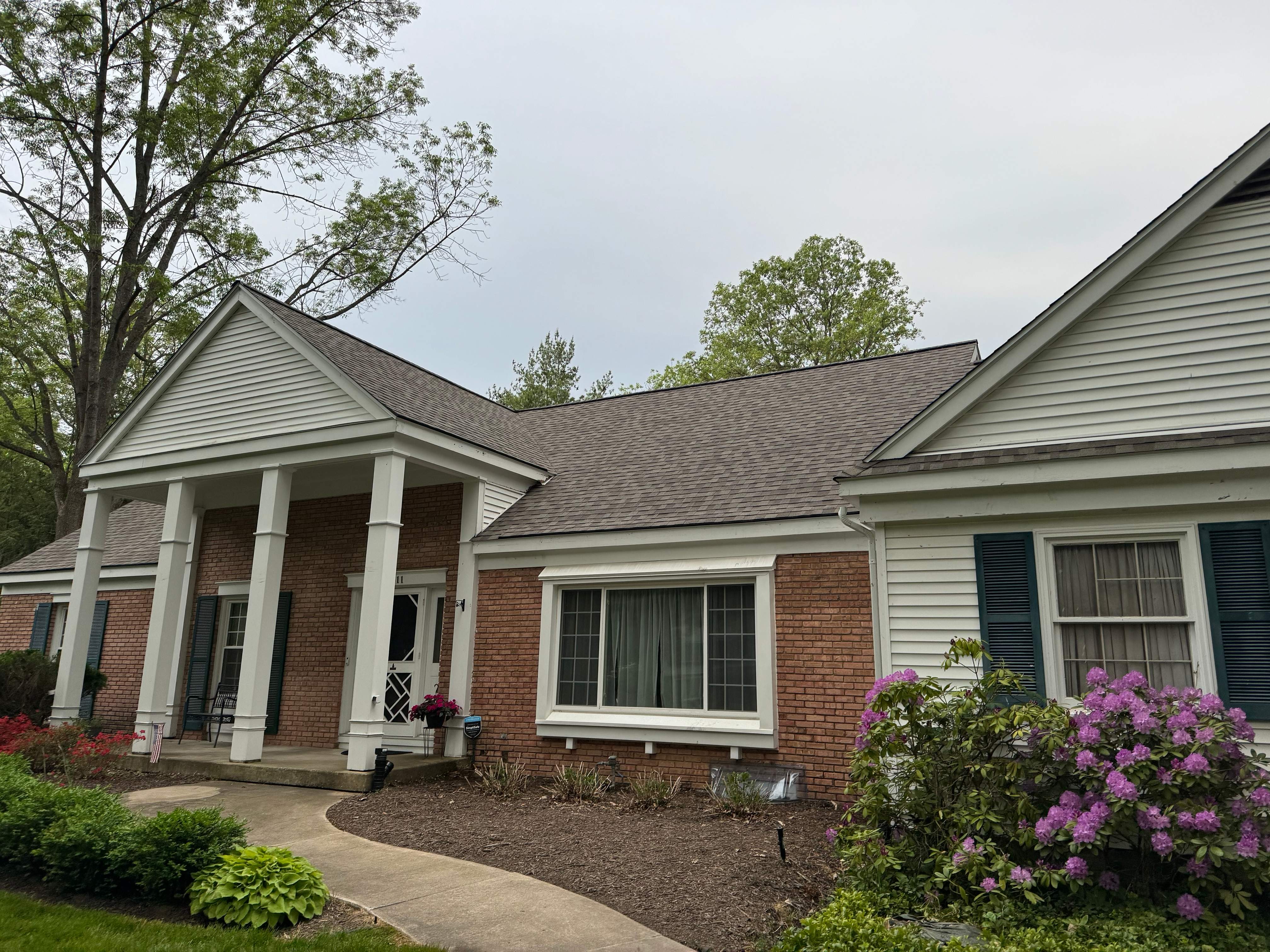 Residential Roofing Installation using Certainteed Landmark ClimateFlex by GRACCO