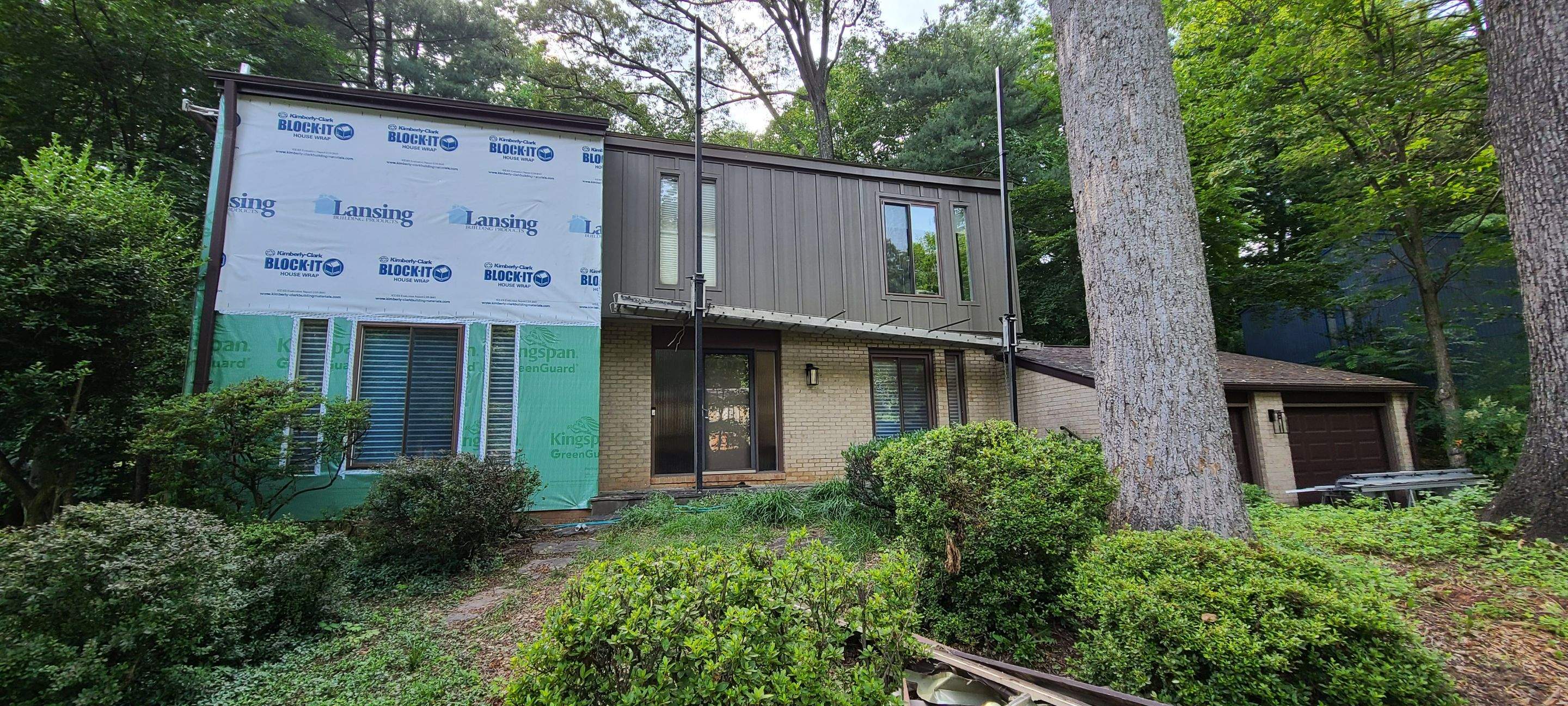 James Hardie Board and Batten Siding and ProVia entry door by Window Depot of Annapolis