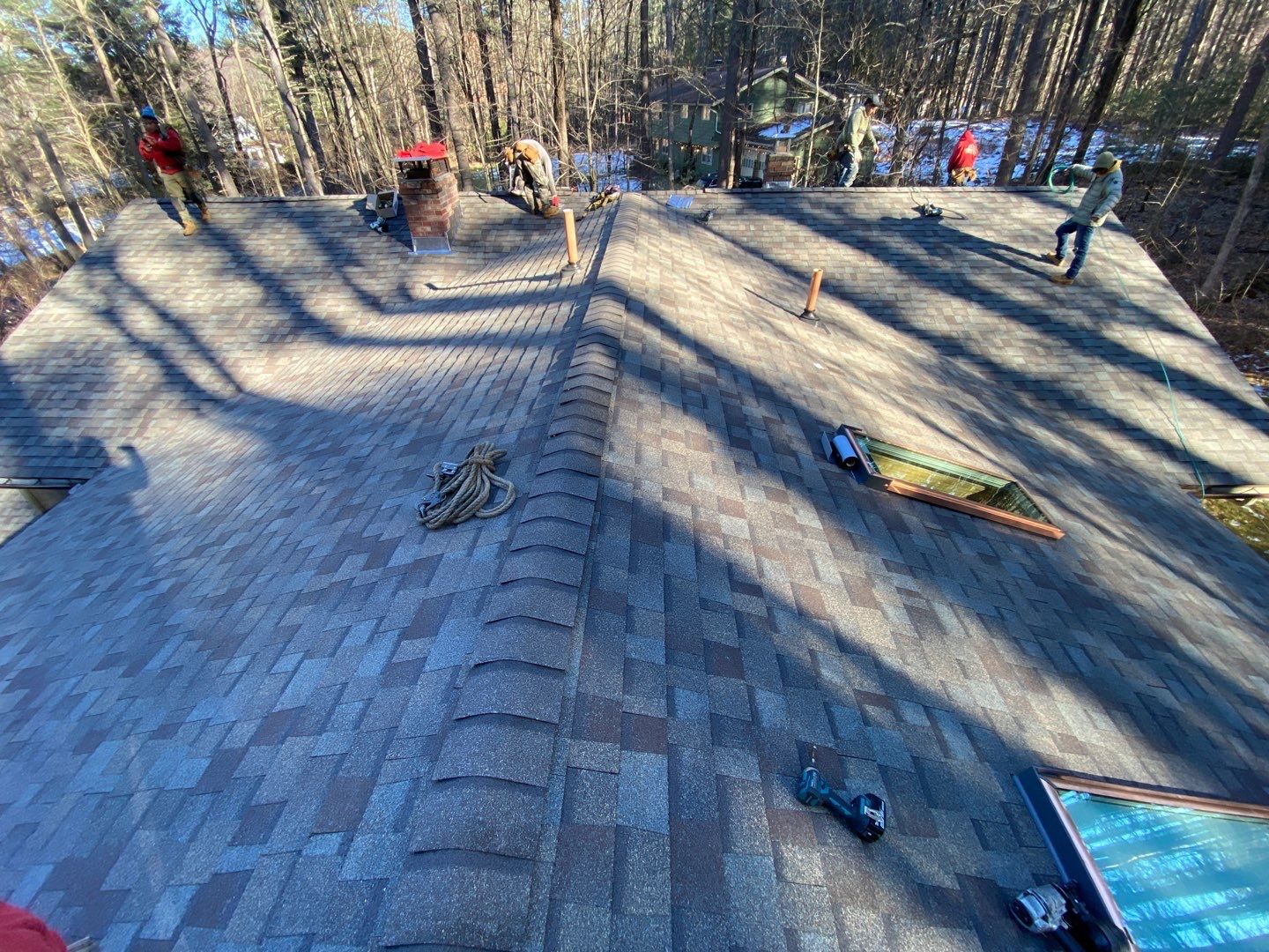 Residential Roofing Installation using Owens Corning TruDefinition by Sensible Home Solutions