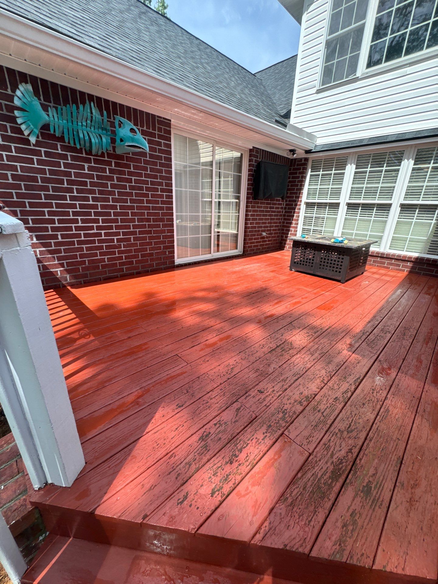 Weathered Deck using AcryFin by DuraSeal