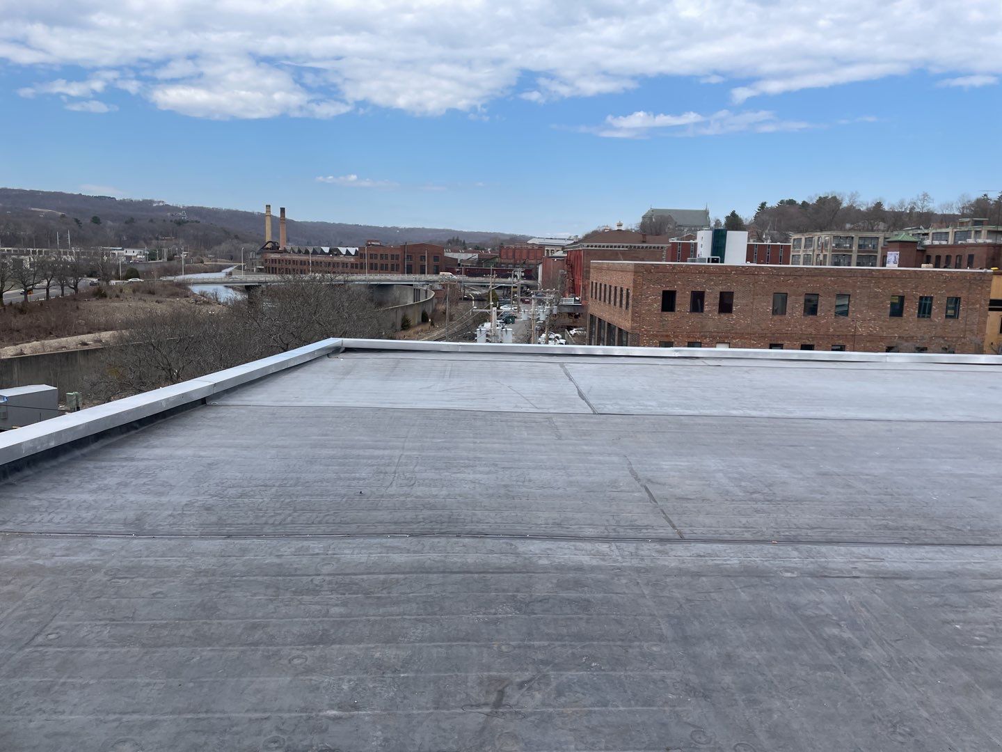Commercial Roofing Installation using EPDM  by A Plus Exterior