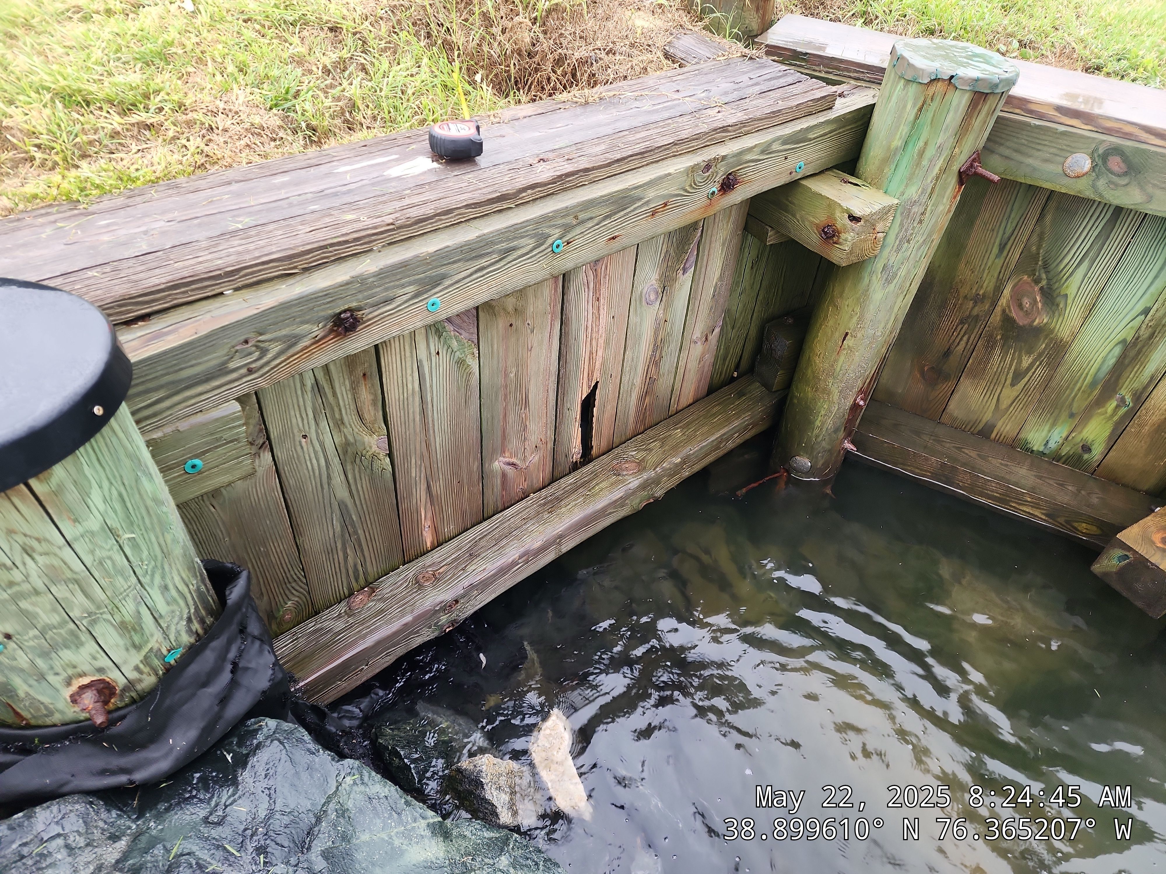 Stevensville Bulkhead Leak Sealing by East Coast Poly Solutions 