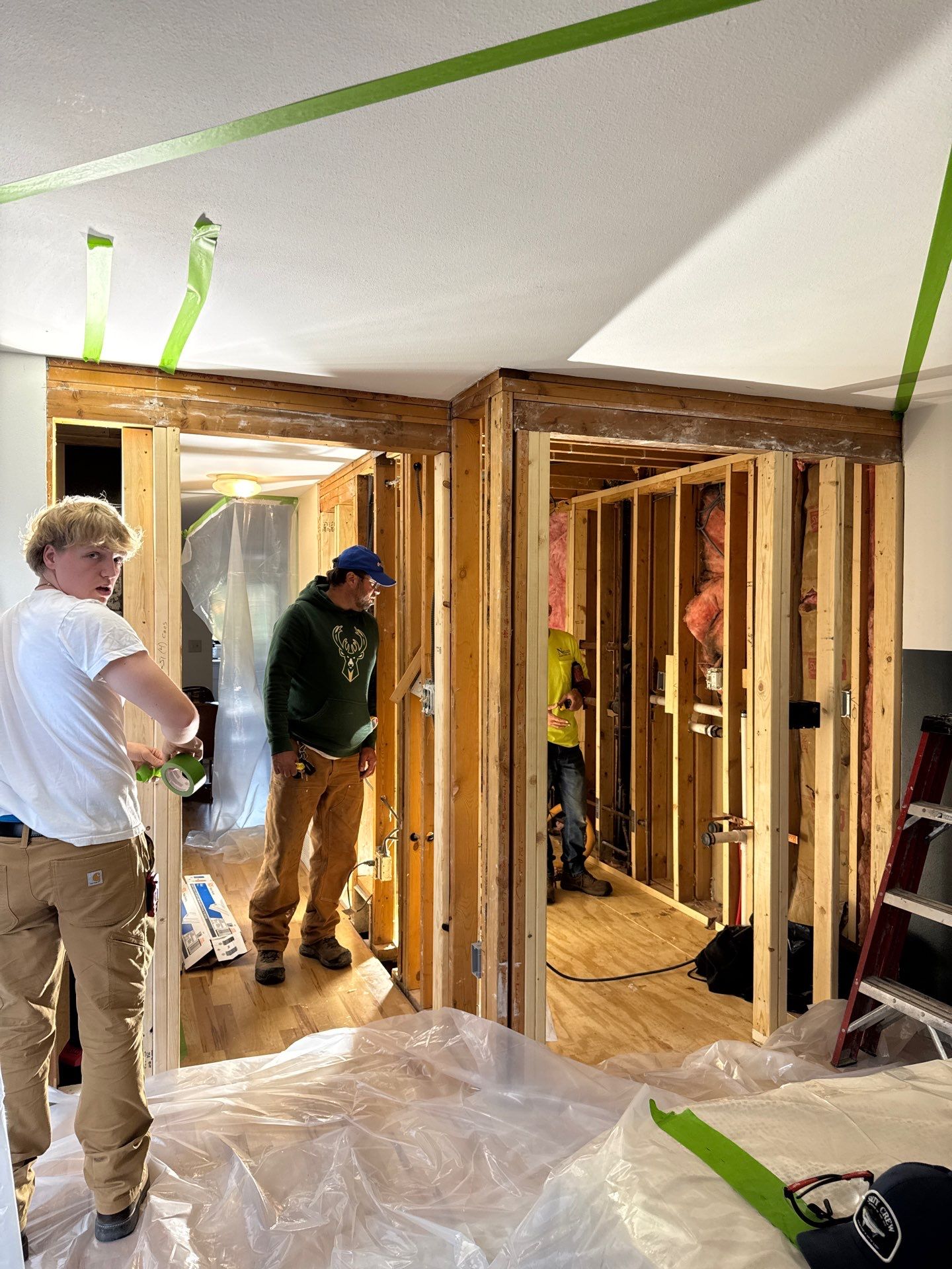 Interior Bedroom and Bathroom Wall and Ceiling Finishing by OCS Contracting Services