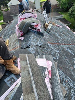 Residential Roofing Installation using Owen's Corning Duration (Lifetime) Shingles