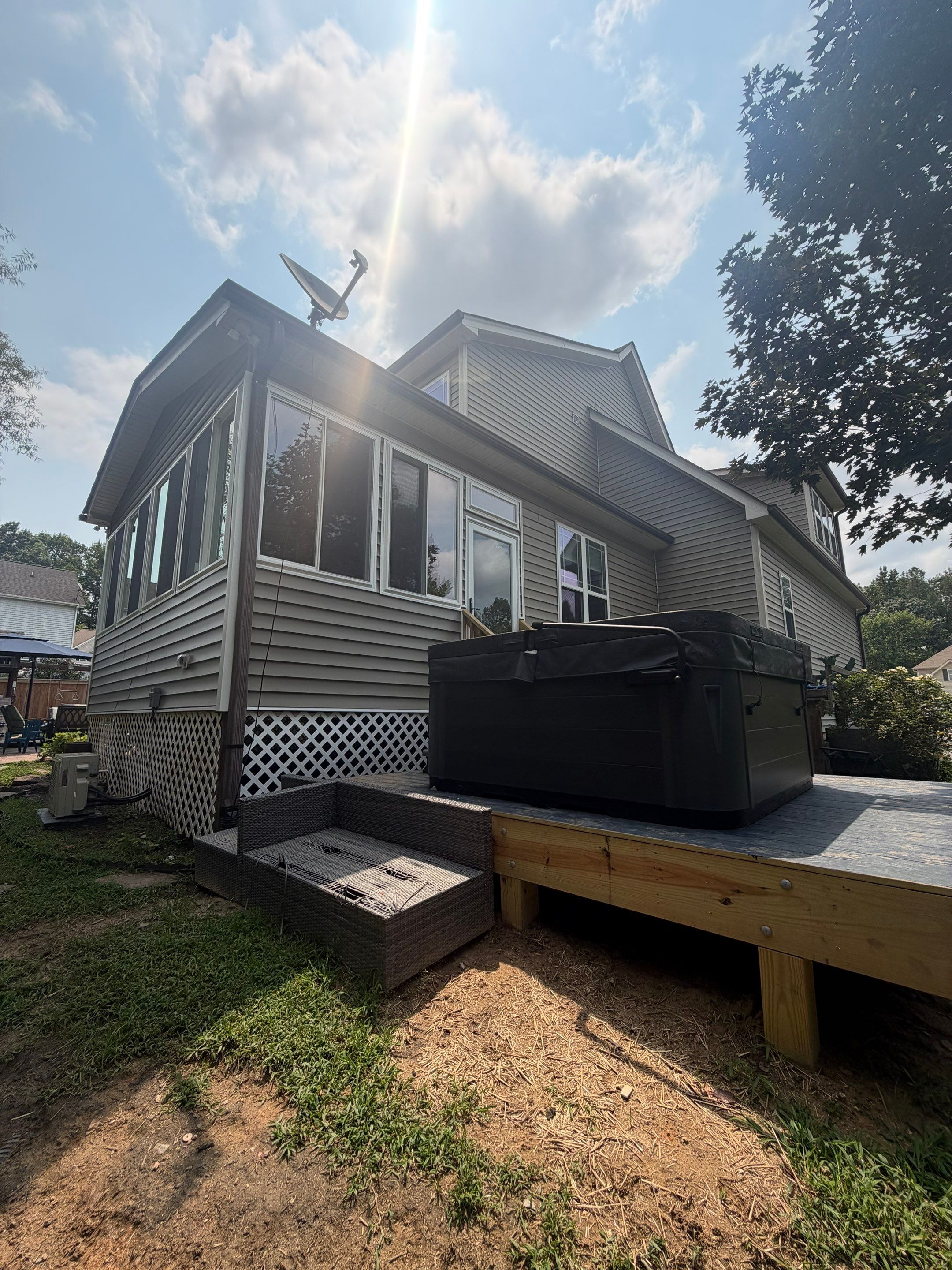 Custom Sunroom Conversion and Screened Porch Addition in Wake Forest by The Remodeling Company