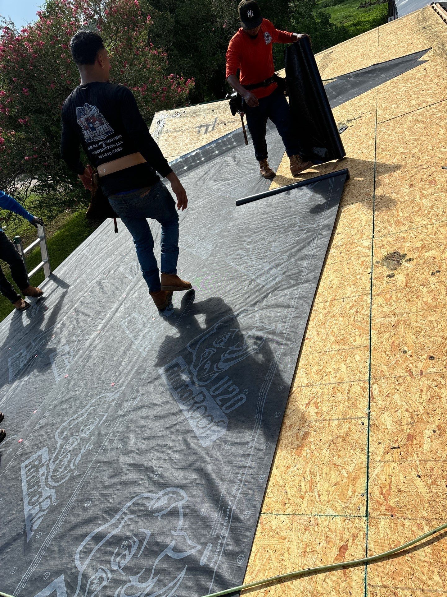 Residential Roofing Installation using Owen's Corning Duration (Lifetime) Shingles by Roof Repair Company