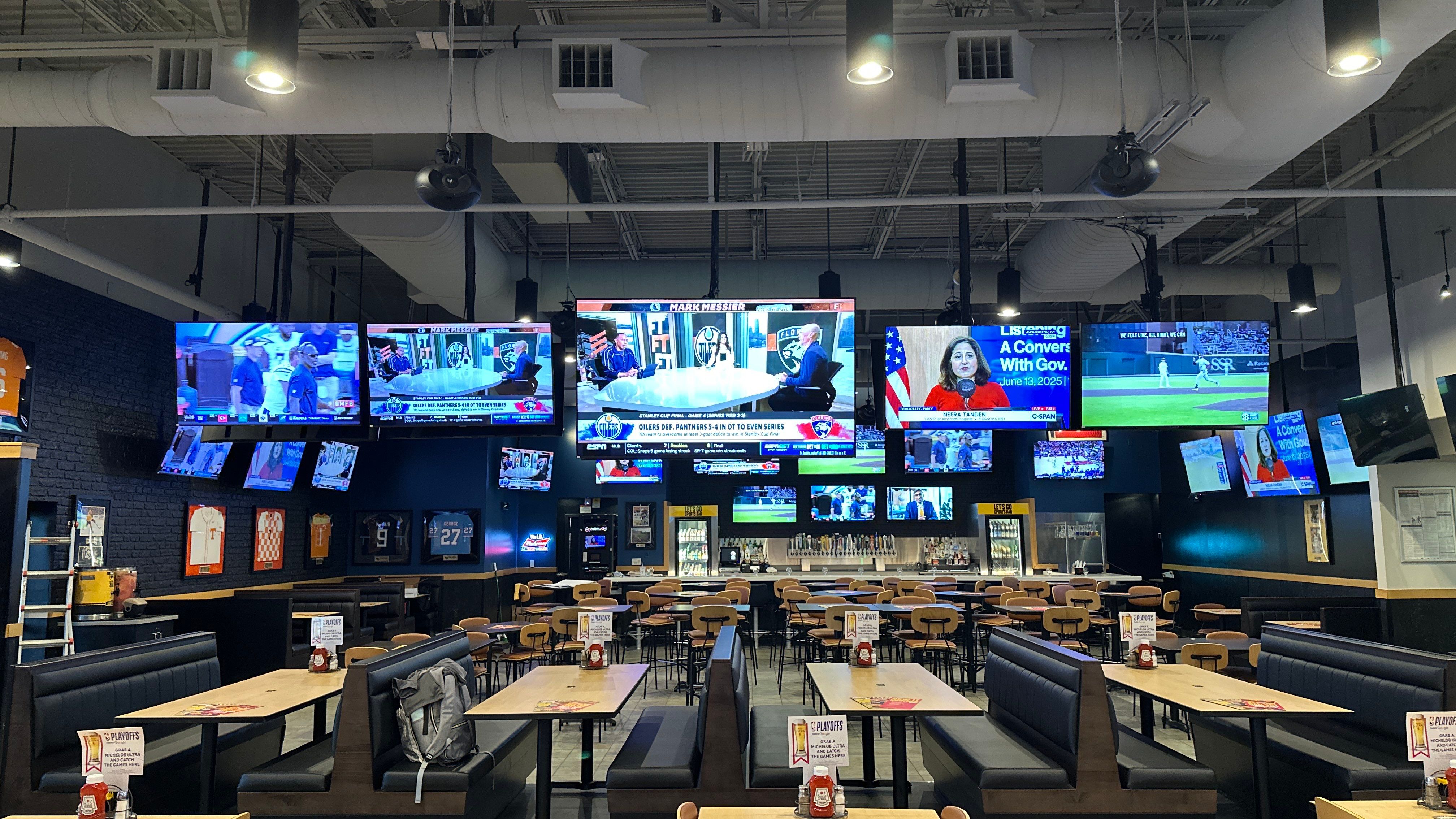 Sports bar AV Remodel by AVSi