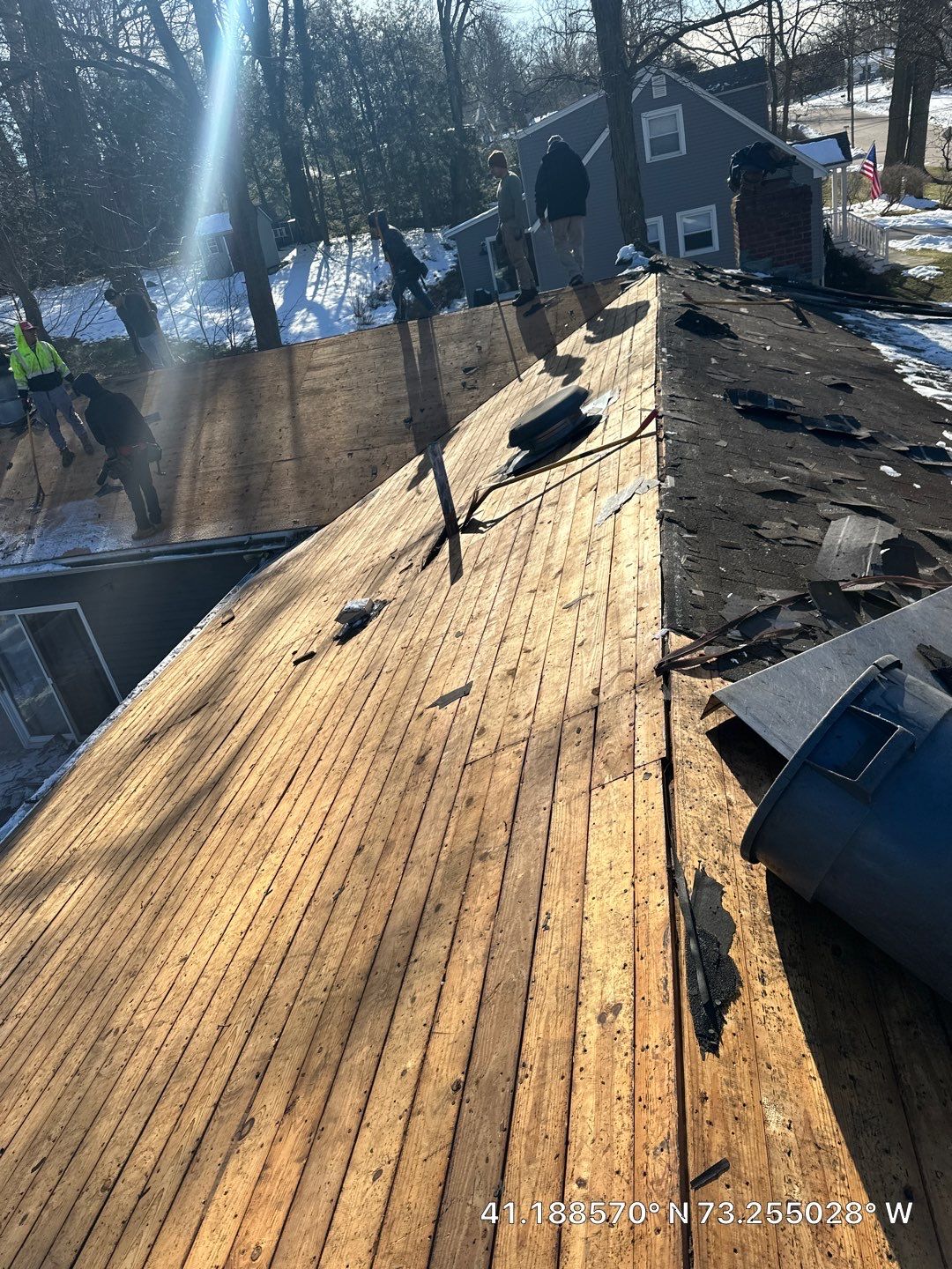 Residential Roofing Installation using Owens Corning Duration Estate Gray by A Plus Exterior