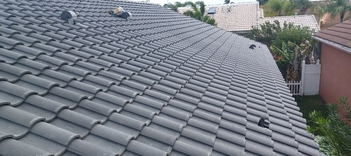 Residential Roofing Installation using Eagle Roofing Tile by BLUES BROTHERS ROOFING