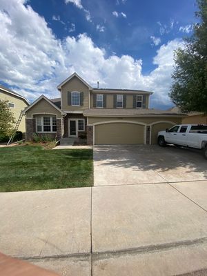 Resdiental Hail Damage Roof Replacement using Atlas Pinnacle Class 4 Impact Resistant "Weathered Wood" color