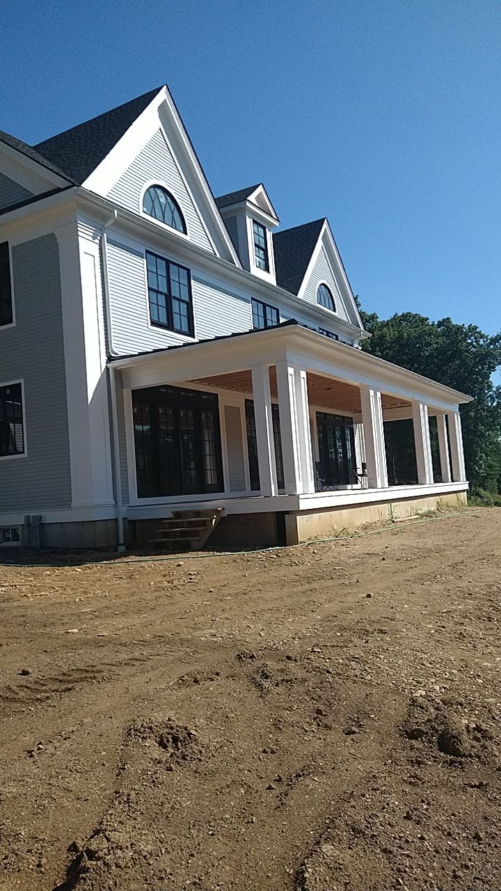 Harvard, MA Gutter Installation using 6" Half Round Aluminum Gutter by Gutter Pro Enterprises