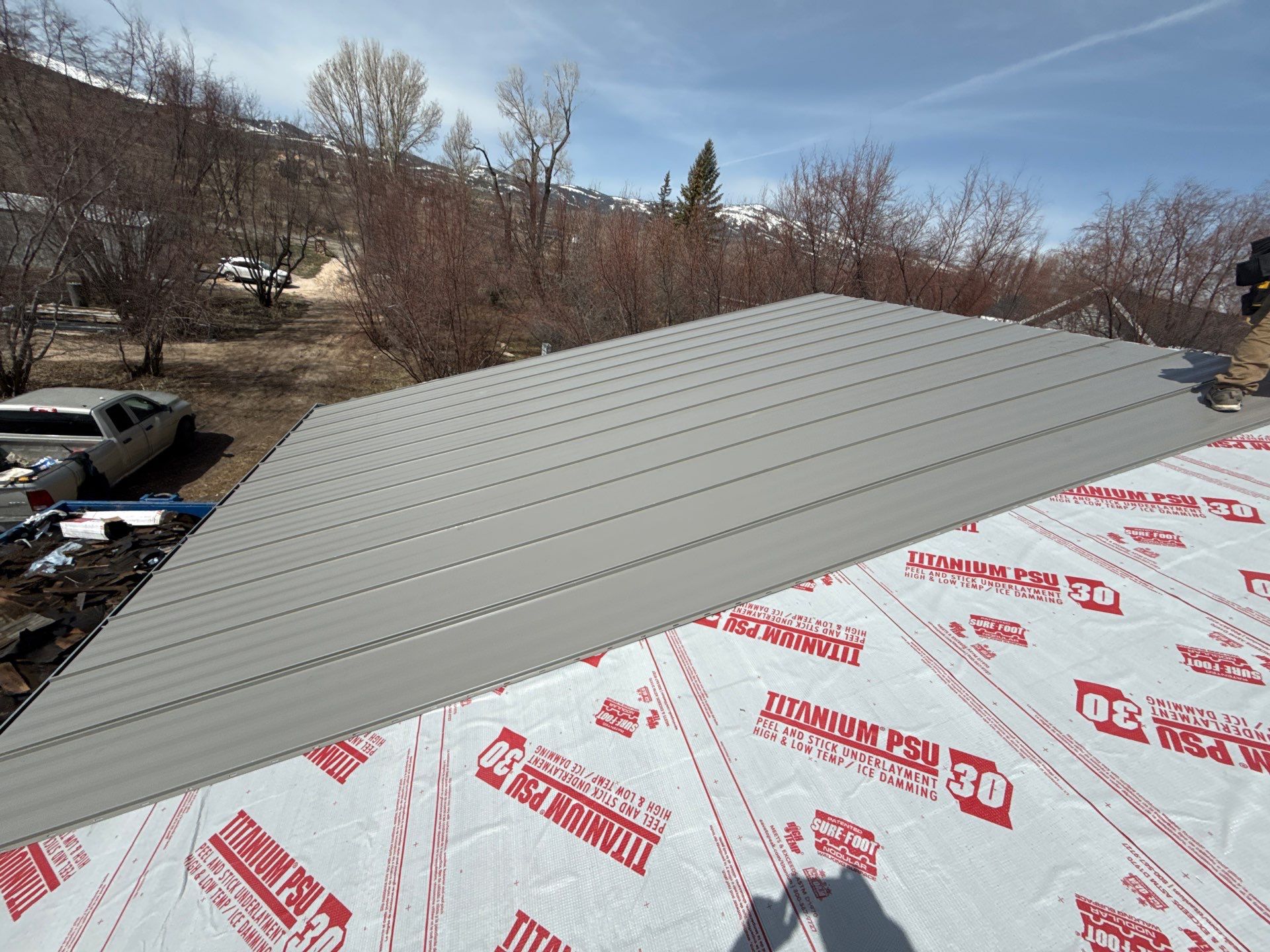Light Stone Standing Seam by Reimagine Roofing