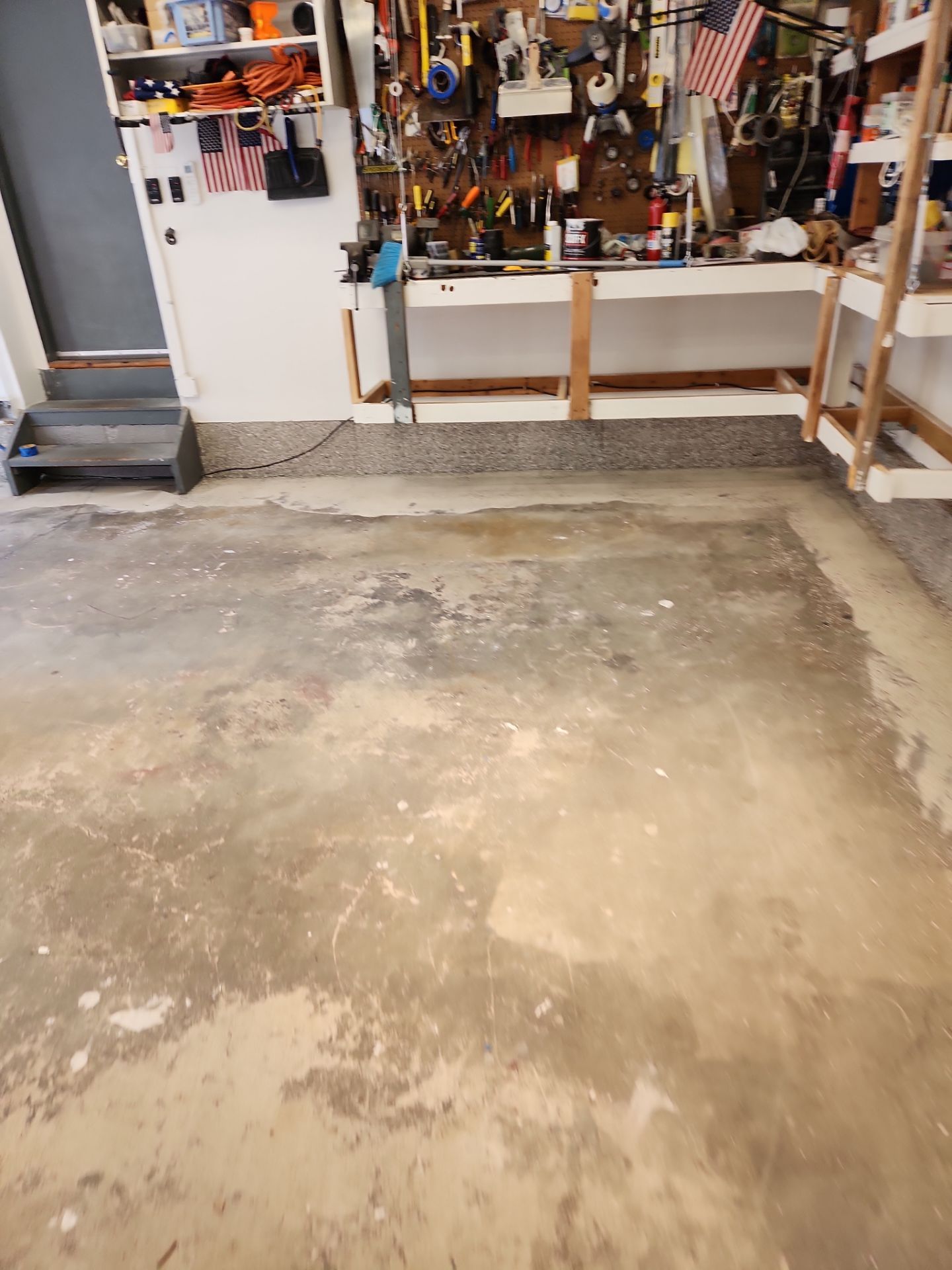 Garage Floor Coating and Crack Repair in Ramsey, New Jersey by Spectrum Painting, LLC