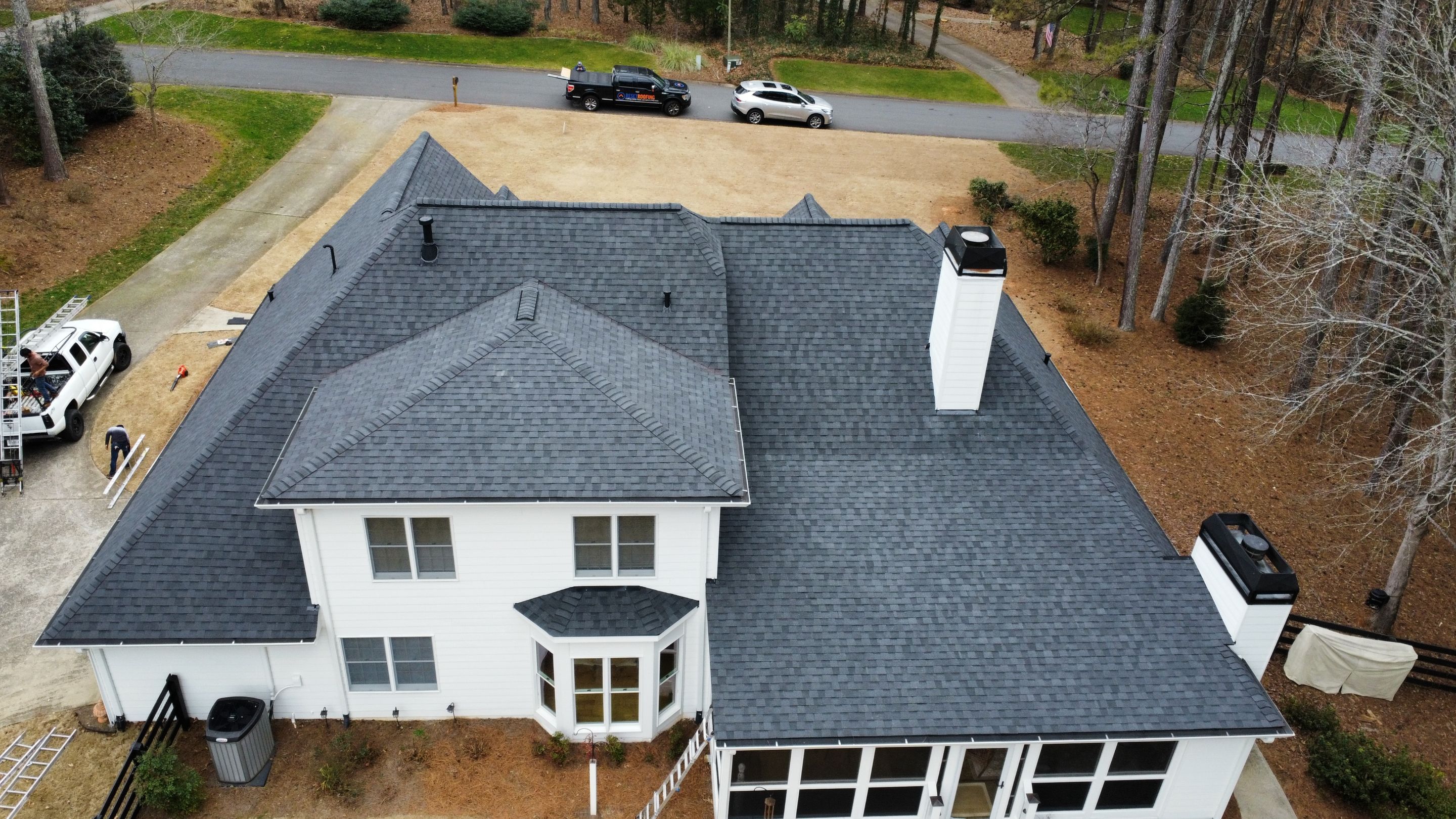 Cumming, GA Roof Replacement, CertainTeed Landmark Moire Black by Reset Roofing