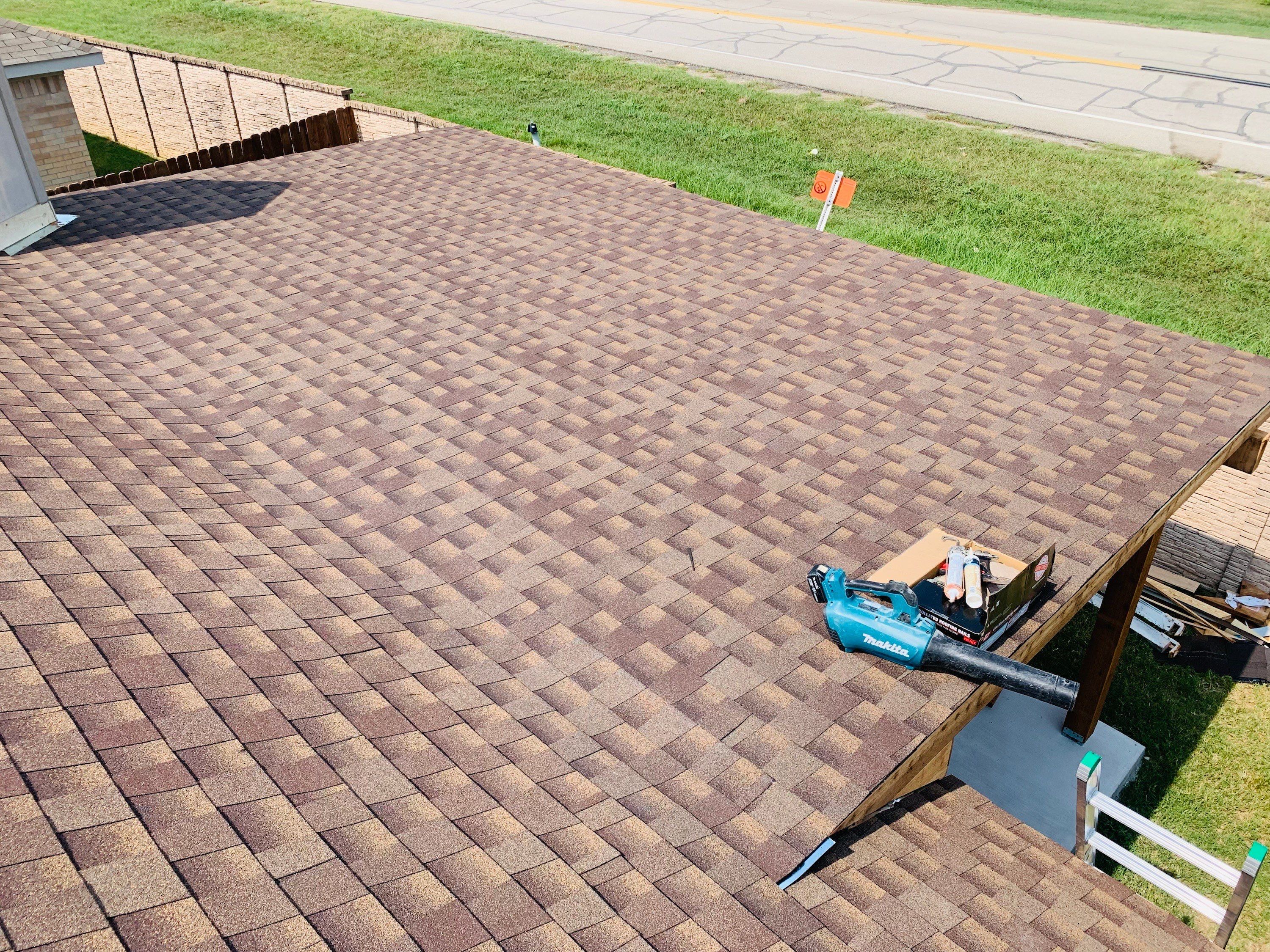 New Patio Addition for a current Client by First United Roofing & Construction