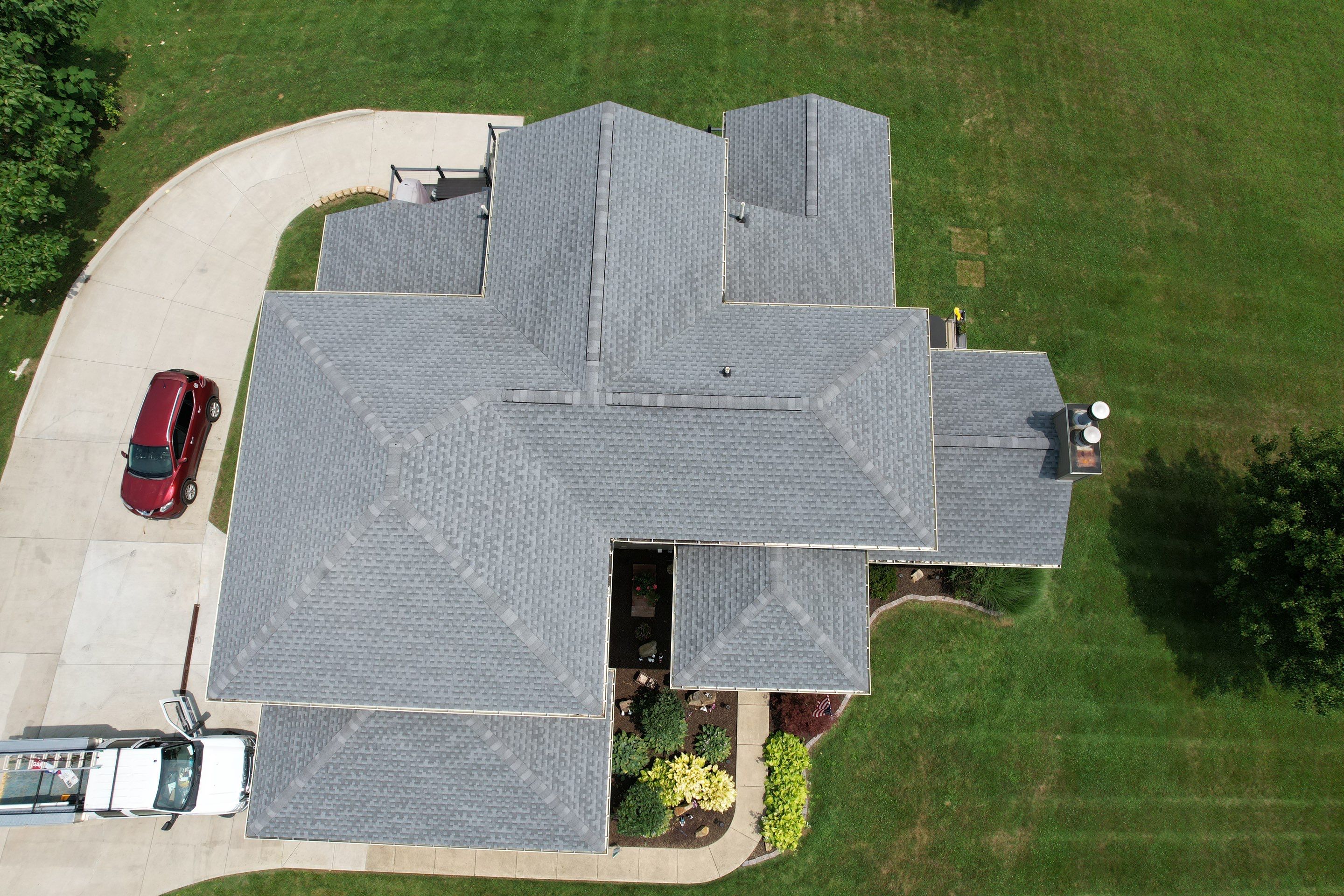 Residential Roofing Installation using GAF Timberline HDZ by Rainstoppers Roofing