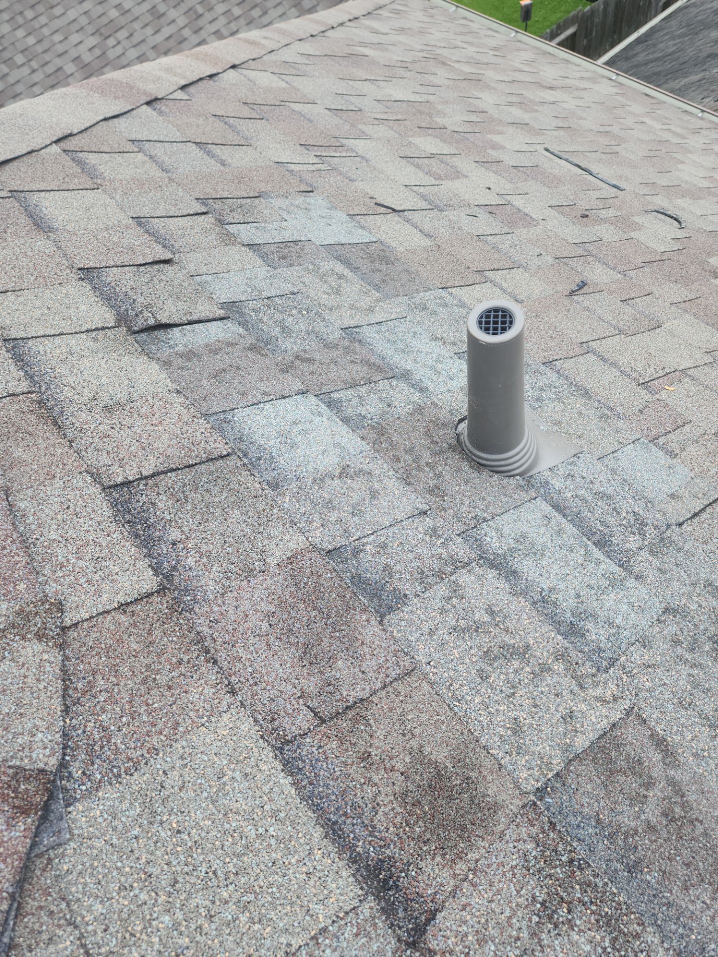 Hail Damage using Owen's Corning Duration (Lifetime) Shingles by Roof Repair Company