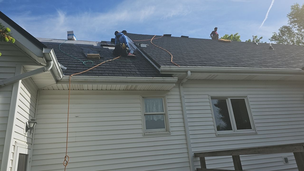 Residential Roofing Installation using Euro Shield Beaumount Shake Black by Nitro Roofing and Construction