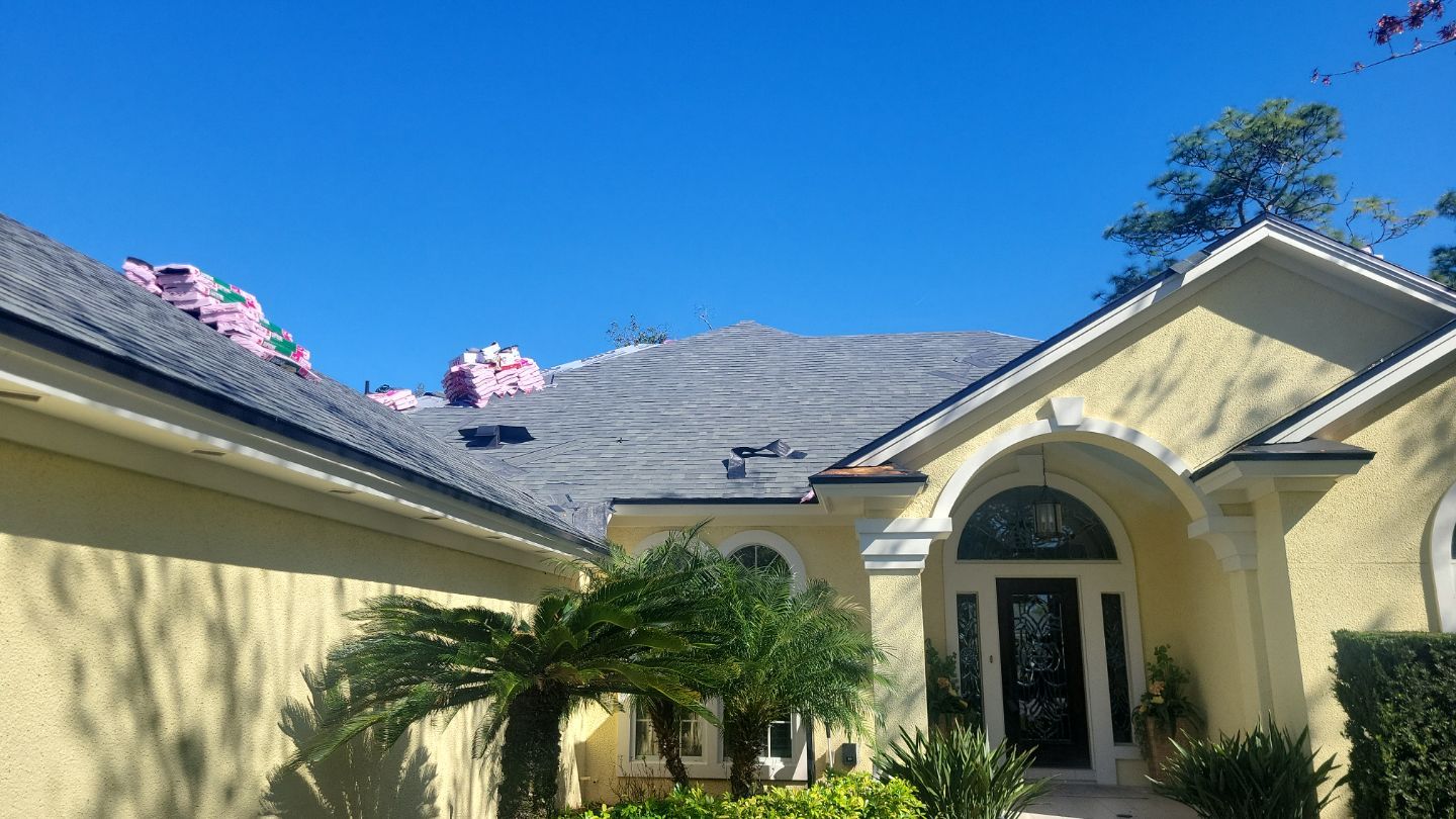 Residential Roofing Installation using Owens Corning TruDefinition Duration Shingles by Galaxy Builders, Inc.