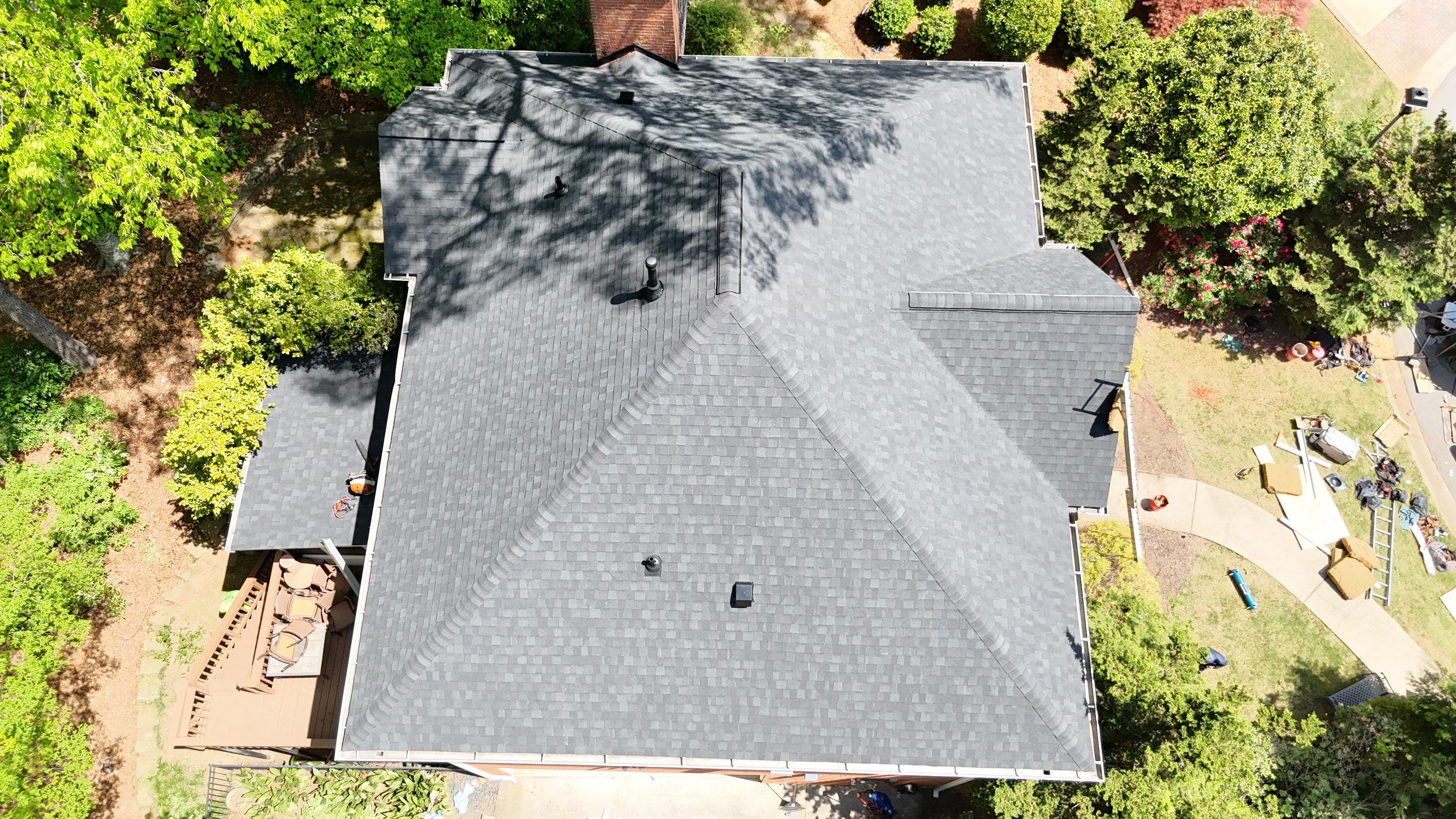 Atlanta, GA Roof Replacement CertainTeed Landmark Pro Max Def Charcoal Black by Reset Roofing