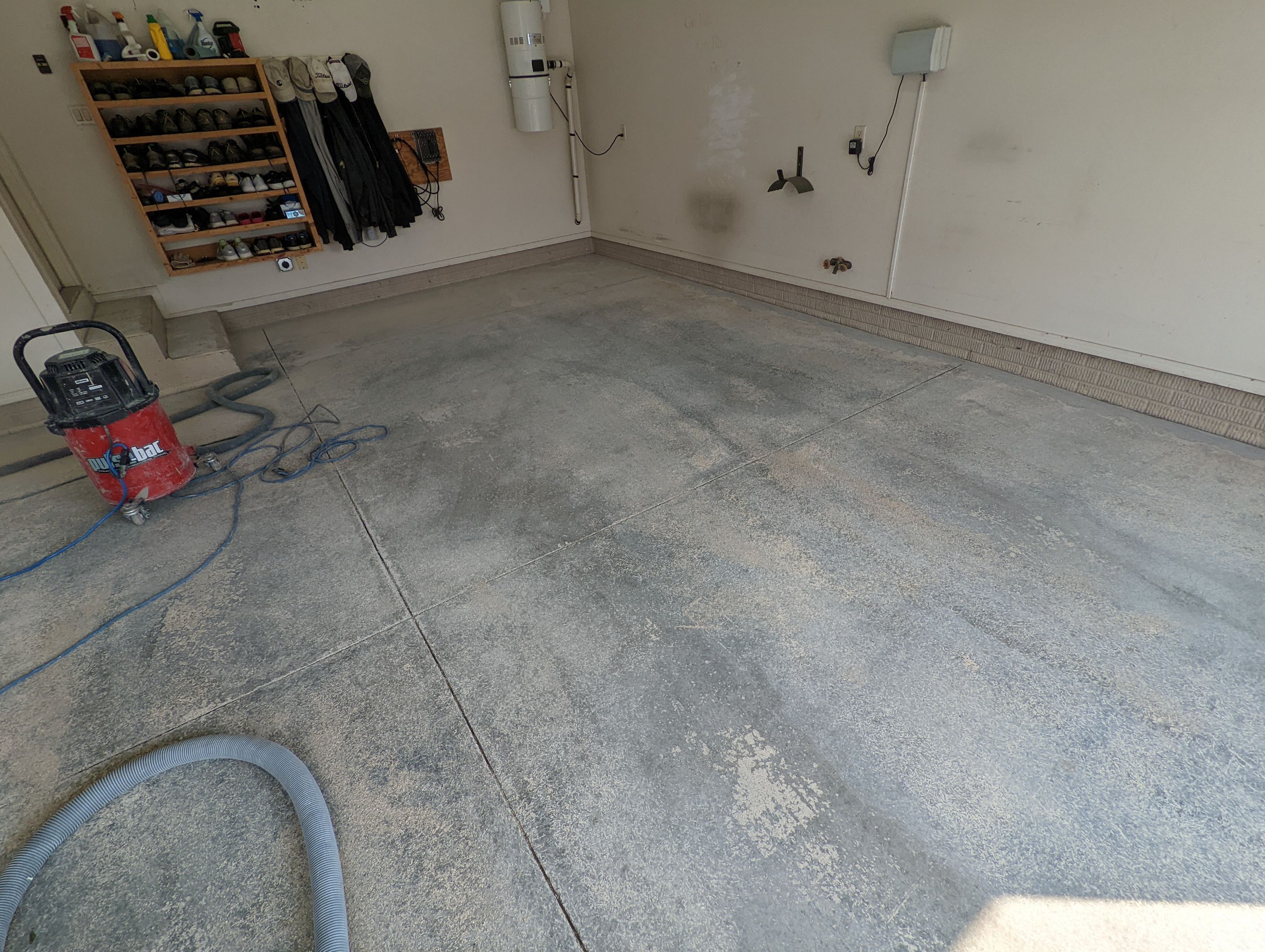 Garage using Mediterranean by Select Painting, Coatings & Garage Cabinets