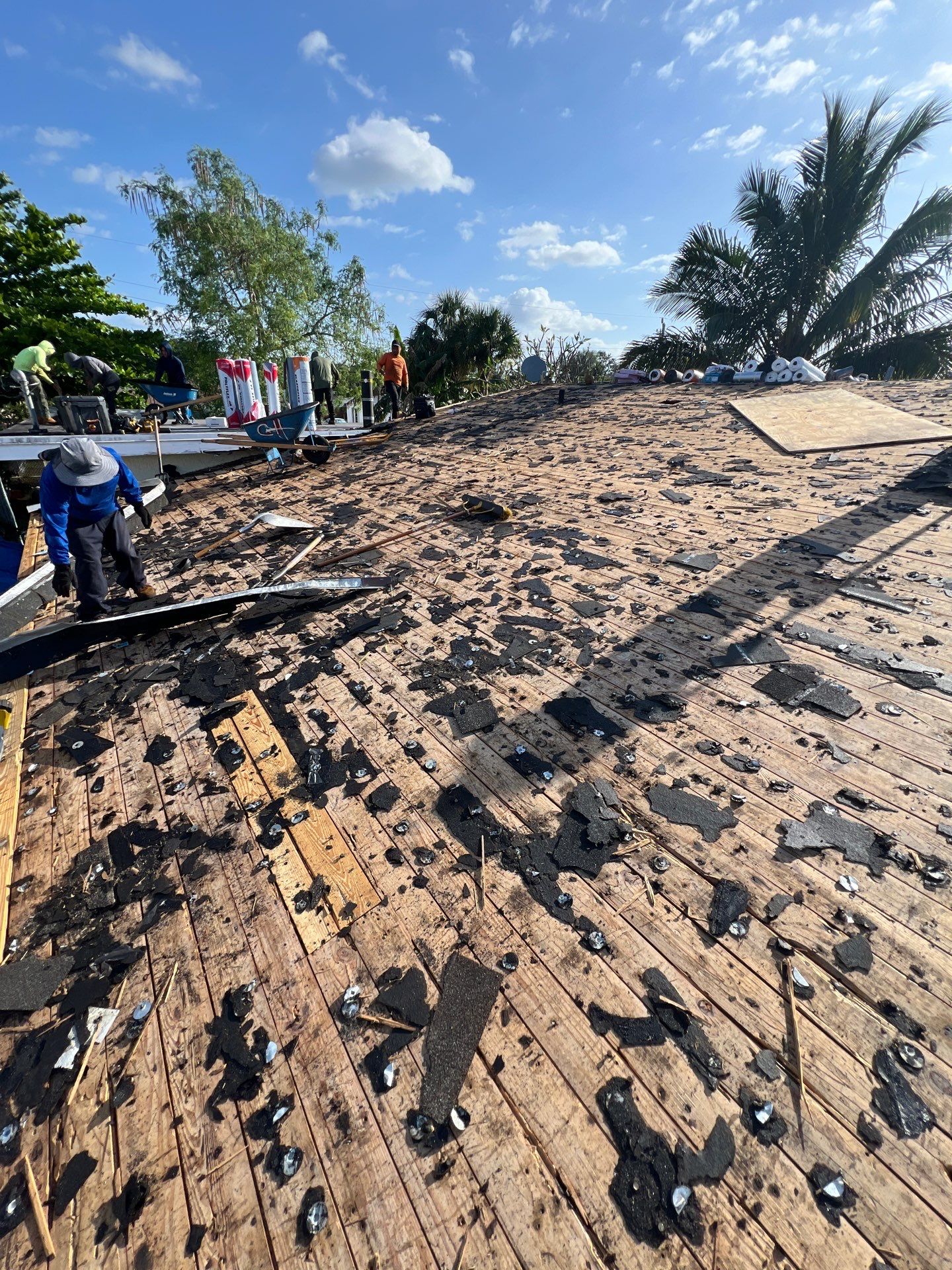 Beautiful Blue Shingle Re-Roof in Hollywood! by First Due Roofing