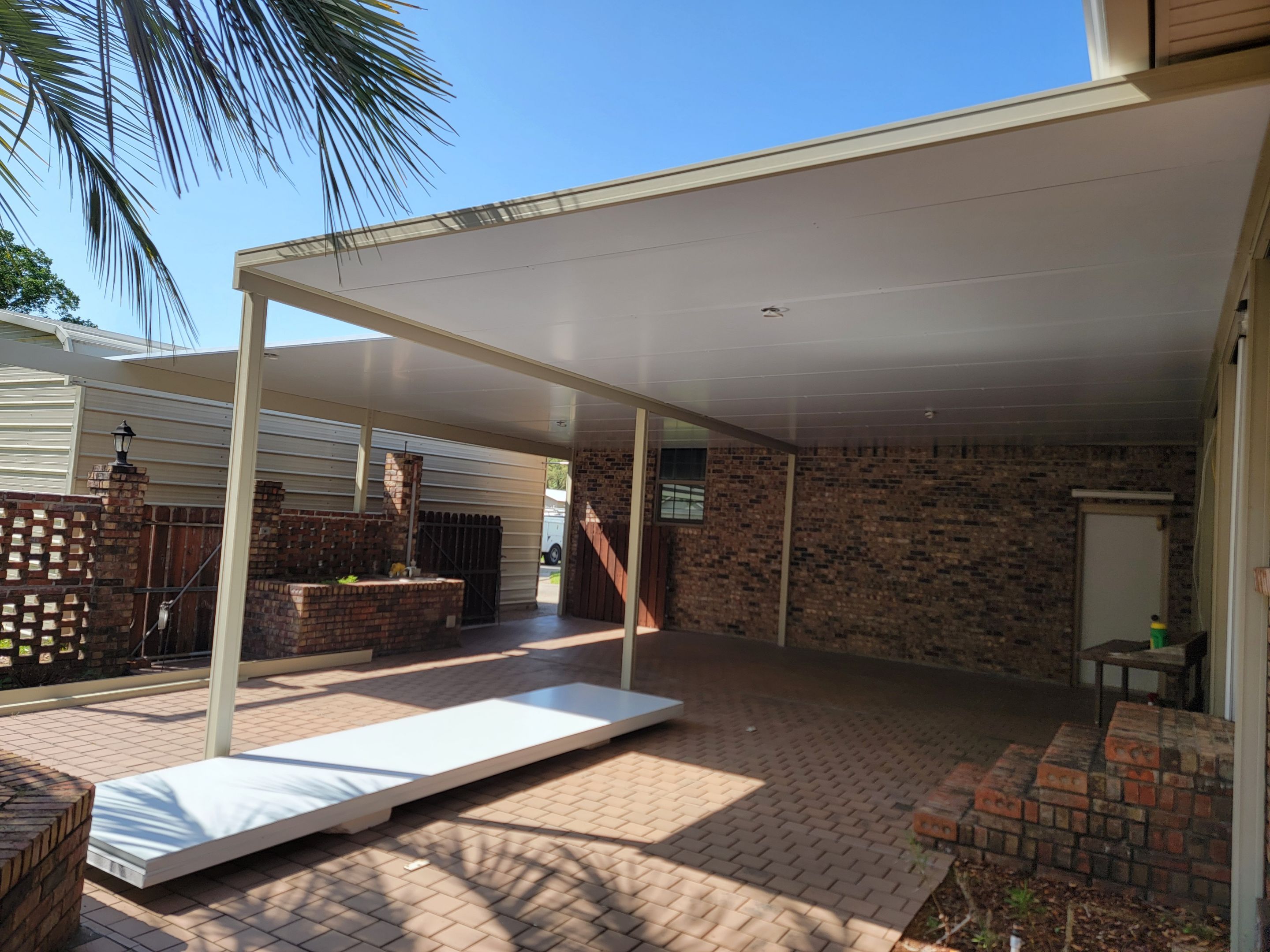Patio Cover using Colorbeam by Titan Sunrooms