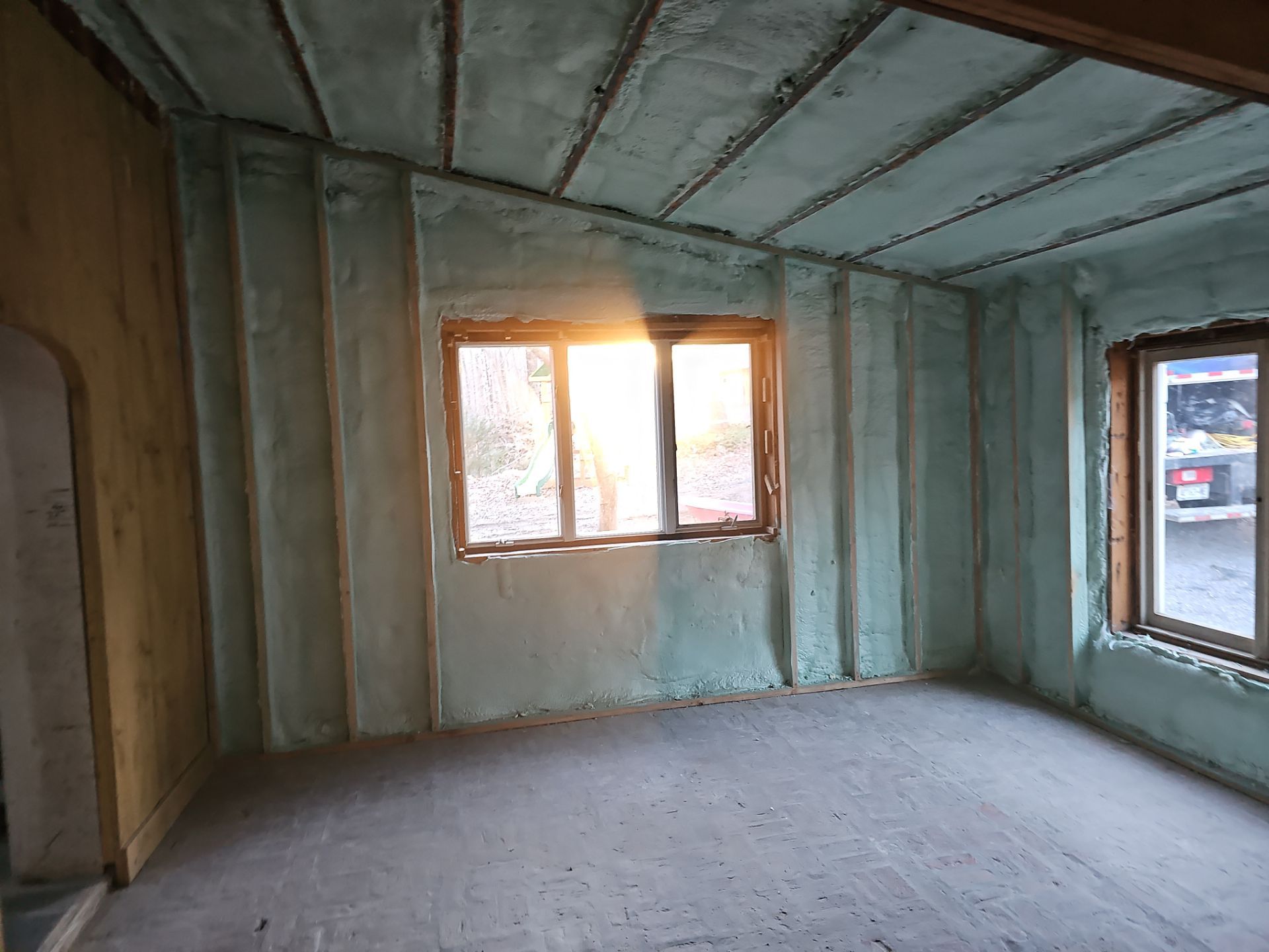 Home Remodel using Closed Cell Spray Foam by NYS Foam & Energy