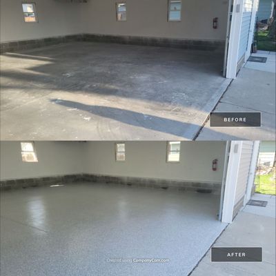 Flake Garage Floor Coating in Bondurant
