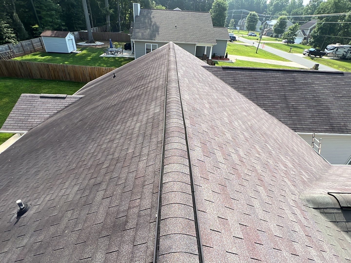 Residential Roofing Installation using Owens Corning Oakridge Onyx Black by RISE Roofing & Restoration, LLC