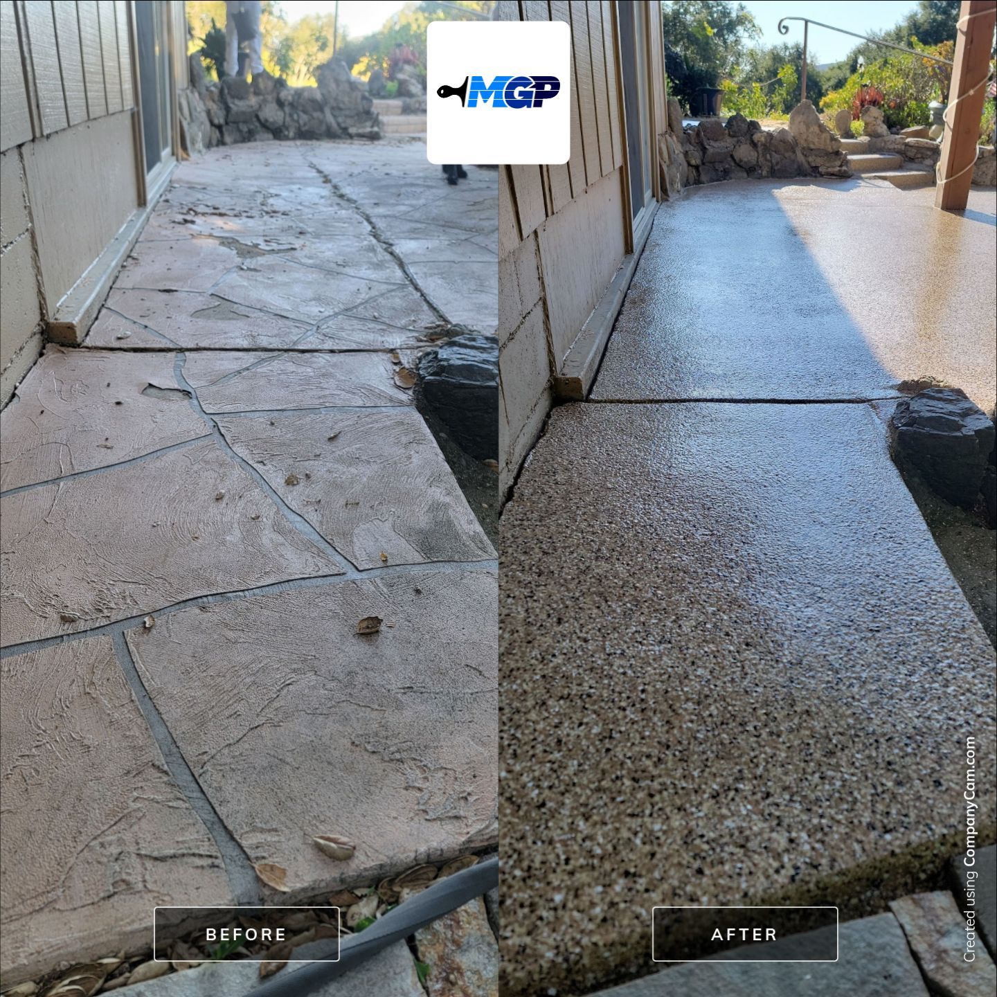 front porch using Penntek by MGP Coatings