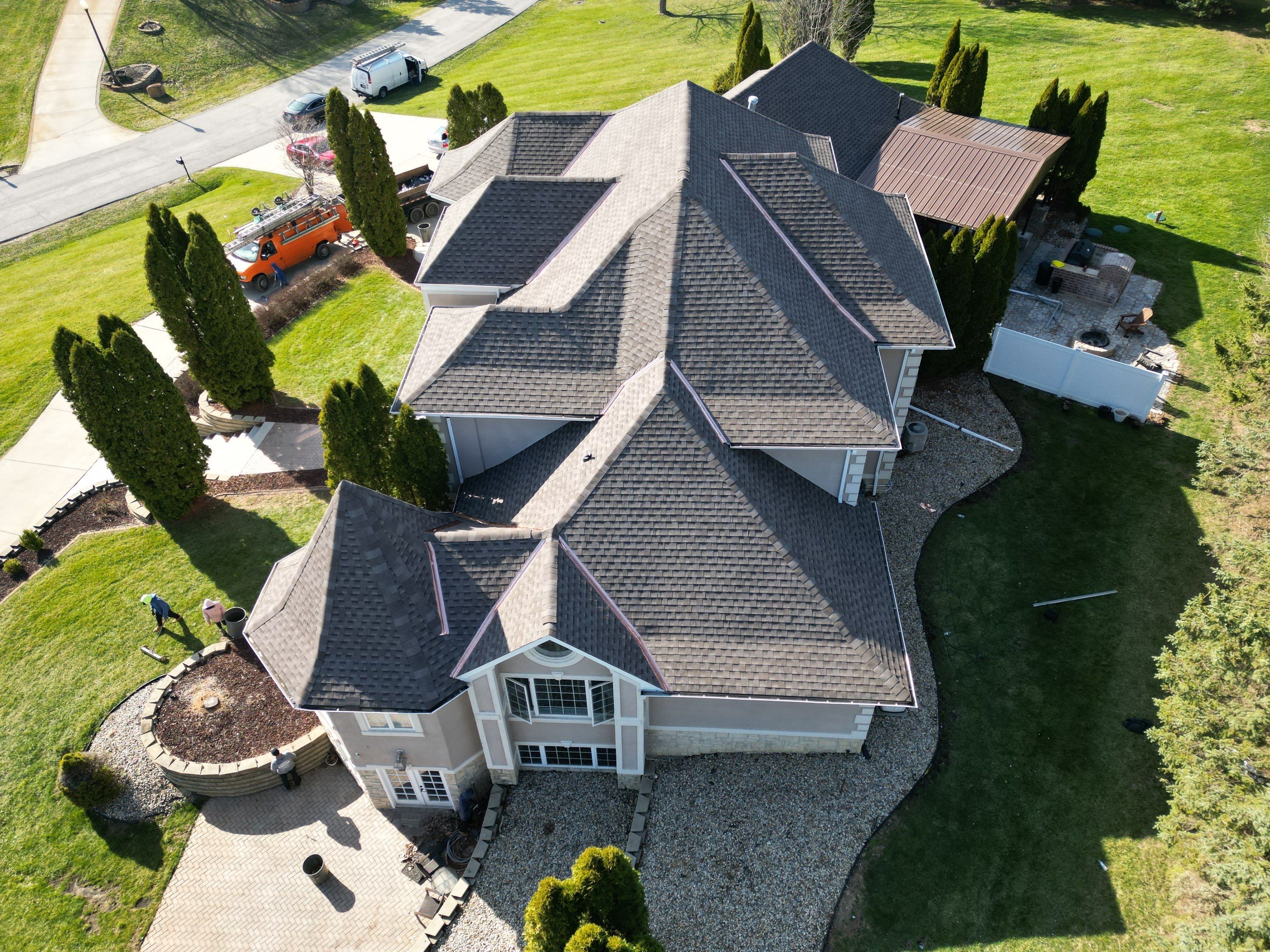 GAF Lifetime Roofing System Weathered Wood Color by Optimal Home Improvement 