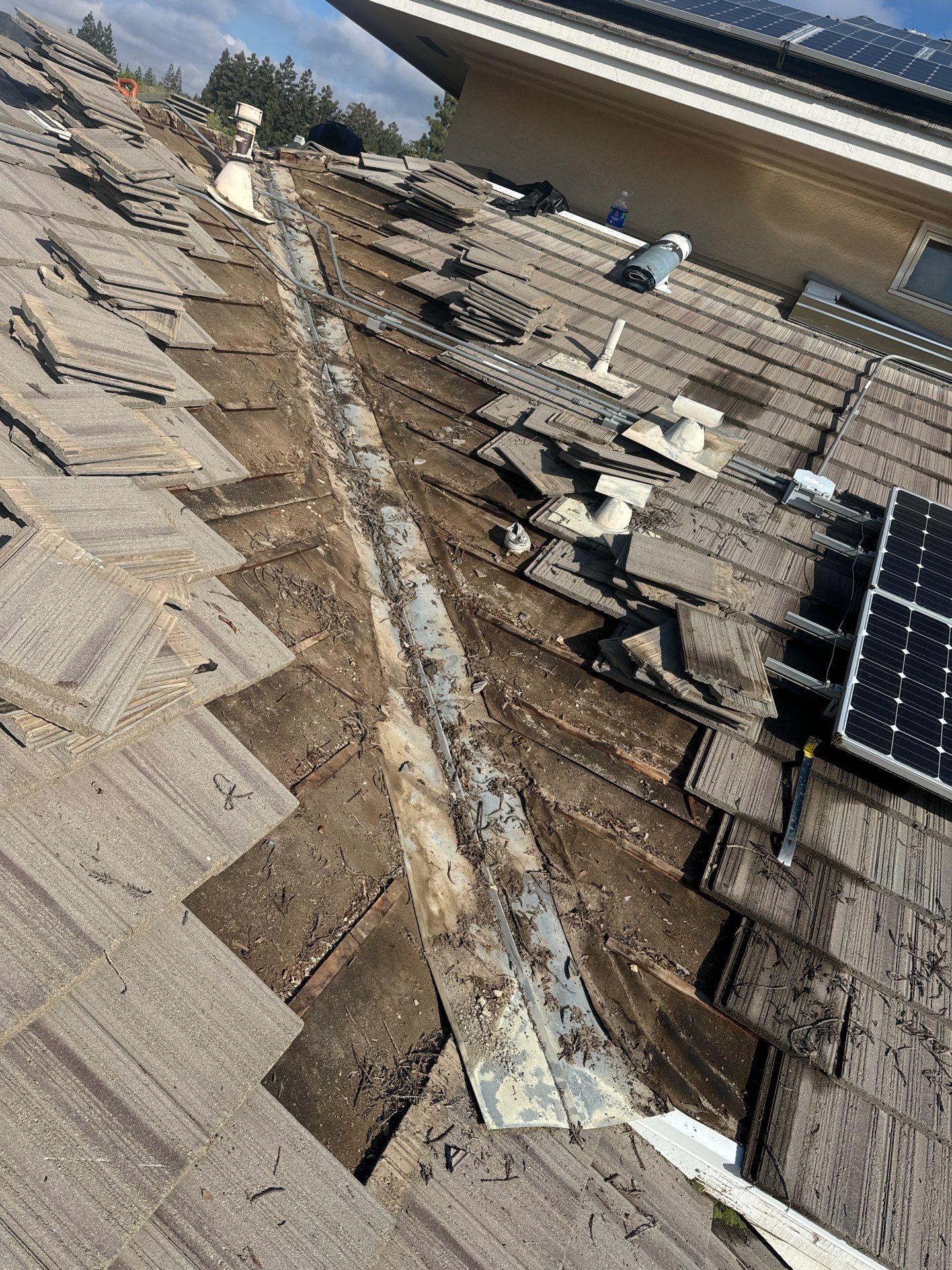 Solar Roof Leak Repair  by Grandmark Service Company