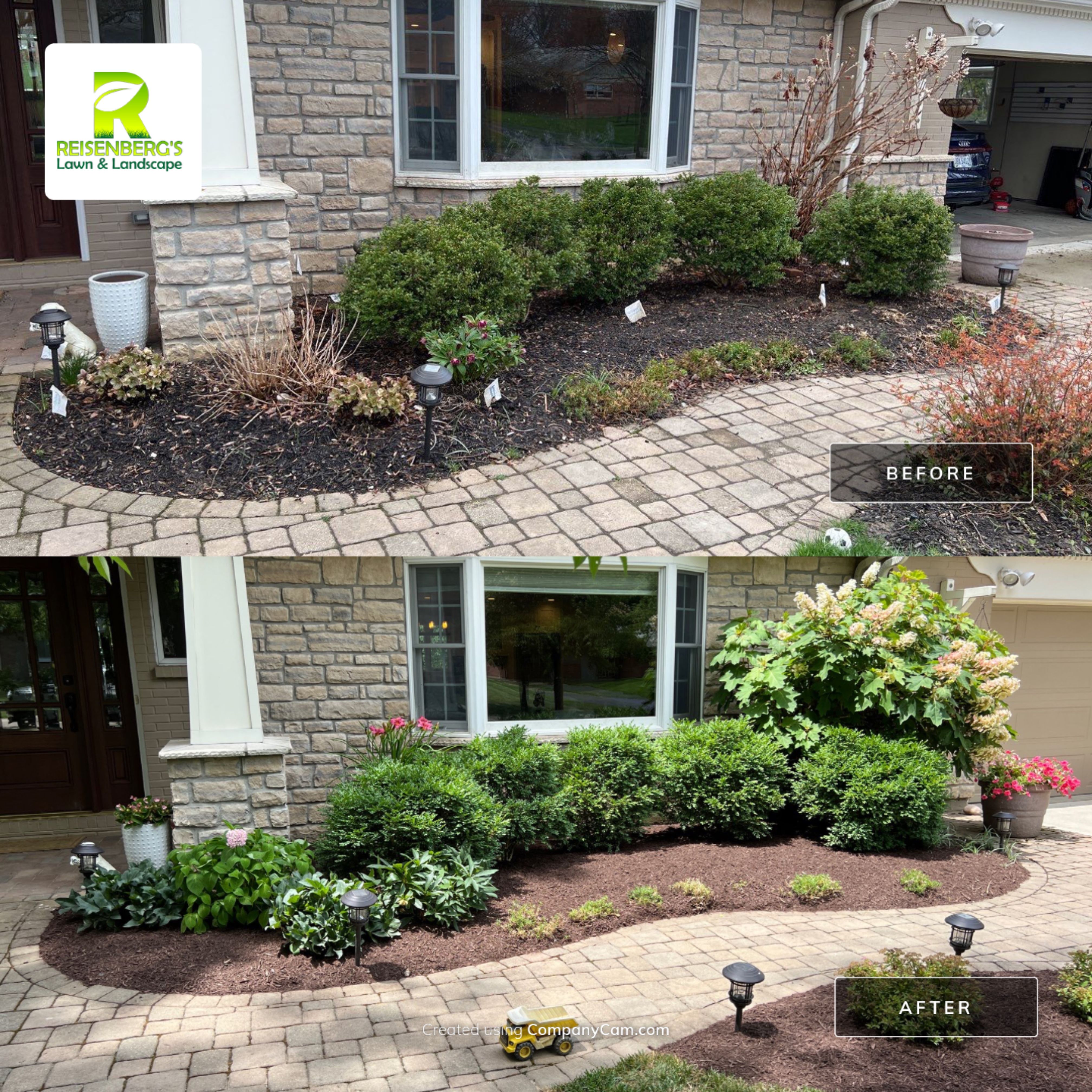 Spring Clean Up with additional Gravel Worl & Plant Installation by Reisenberg’s Lawn & Landscape, LLC