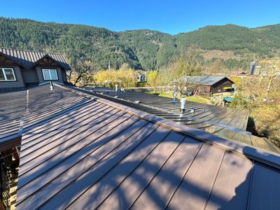 Residential Roofing Installation using 12" Prolok metal