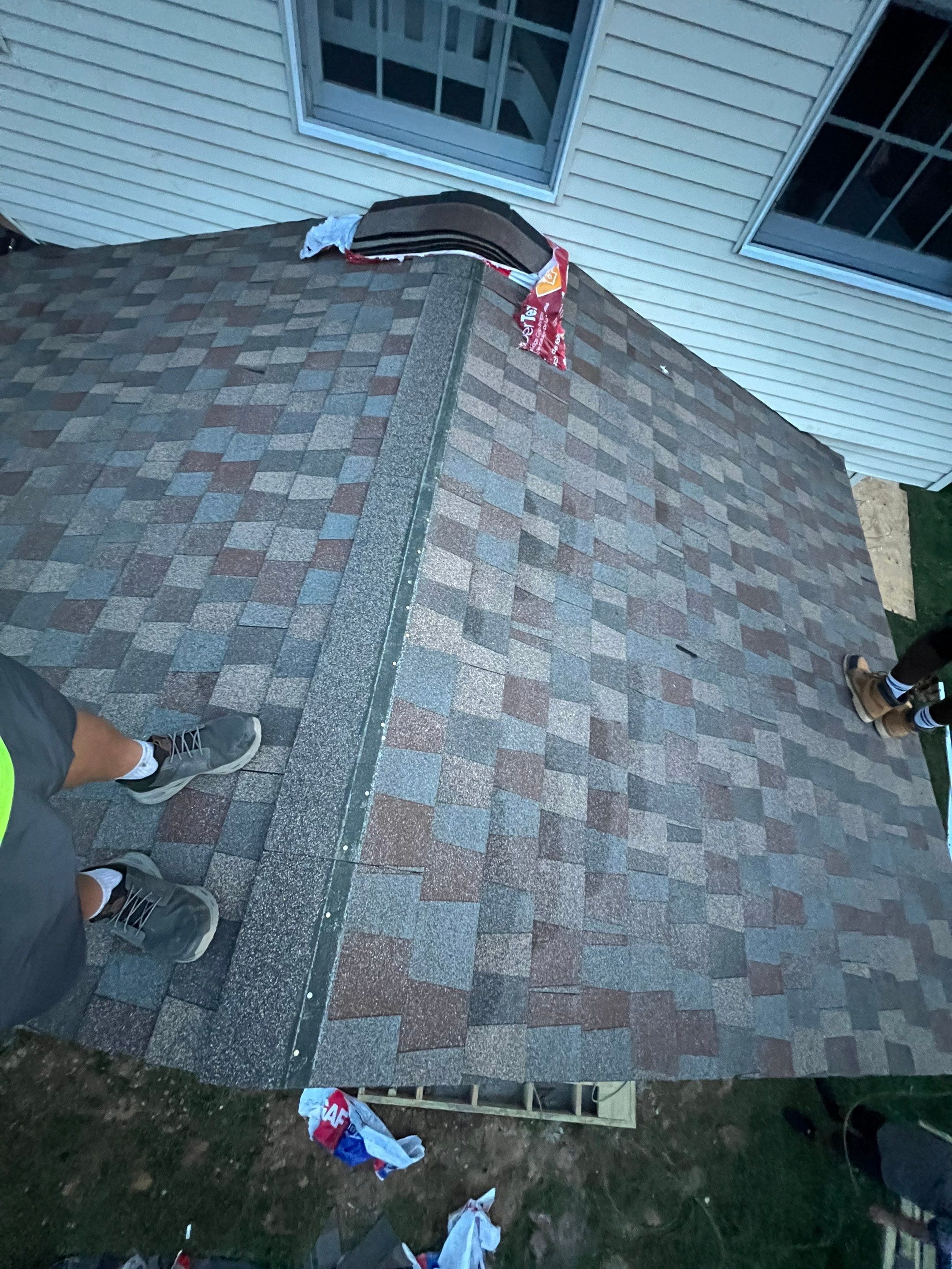 New deck and open porch Newton PA by deck guardian
