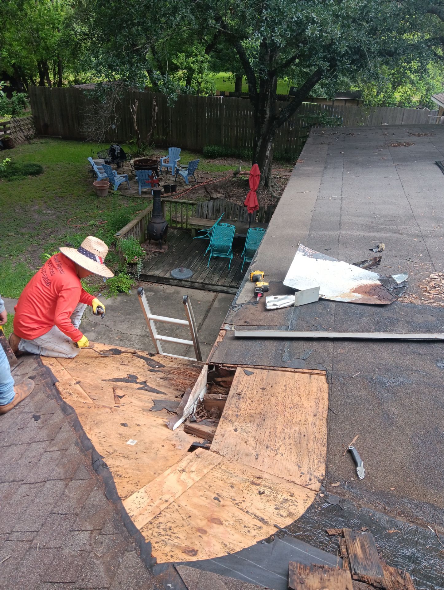 Residential Roofing Repair using Owen's Corning Duration (Lifetime) Shingles by Roof Repair Company