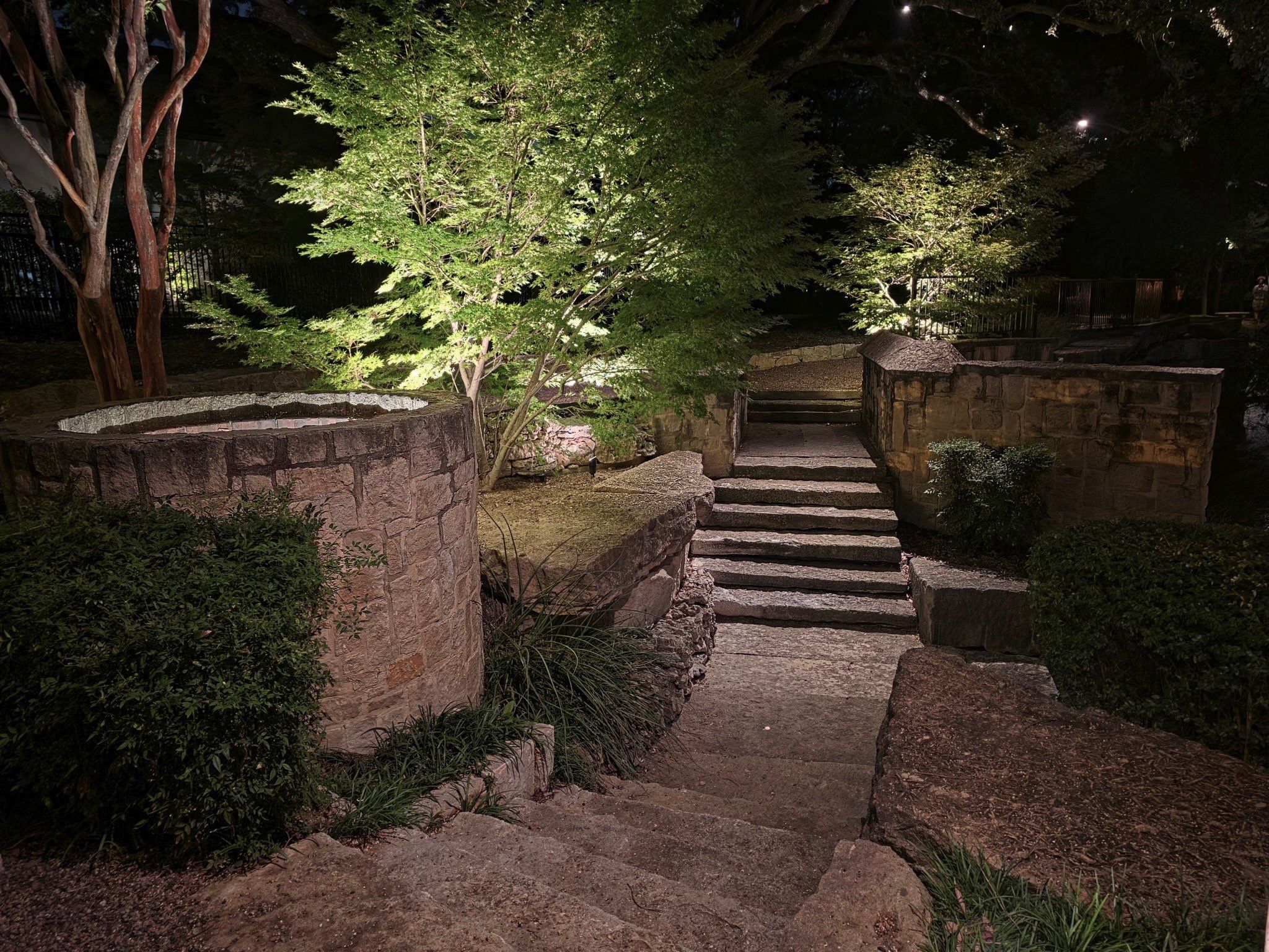 Glen Abbey HOA Park in Dallas by Outdoor Lights + Shades