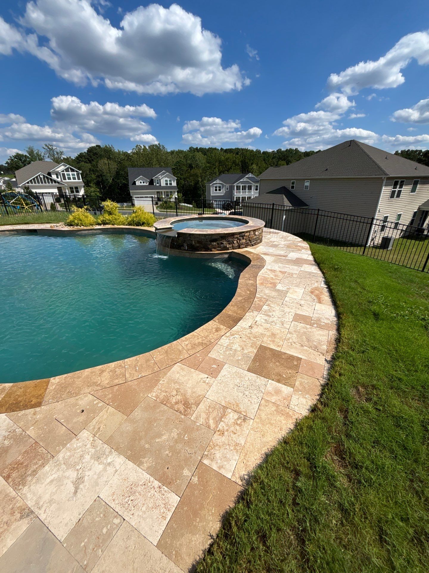 Wood Deck and Pool Pavers using Wood and Concrete Sealant  by DuraSeal