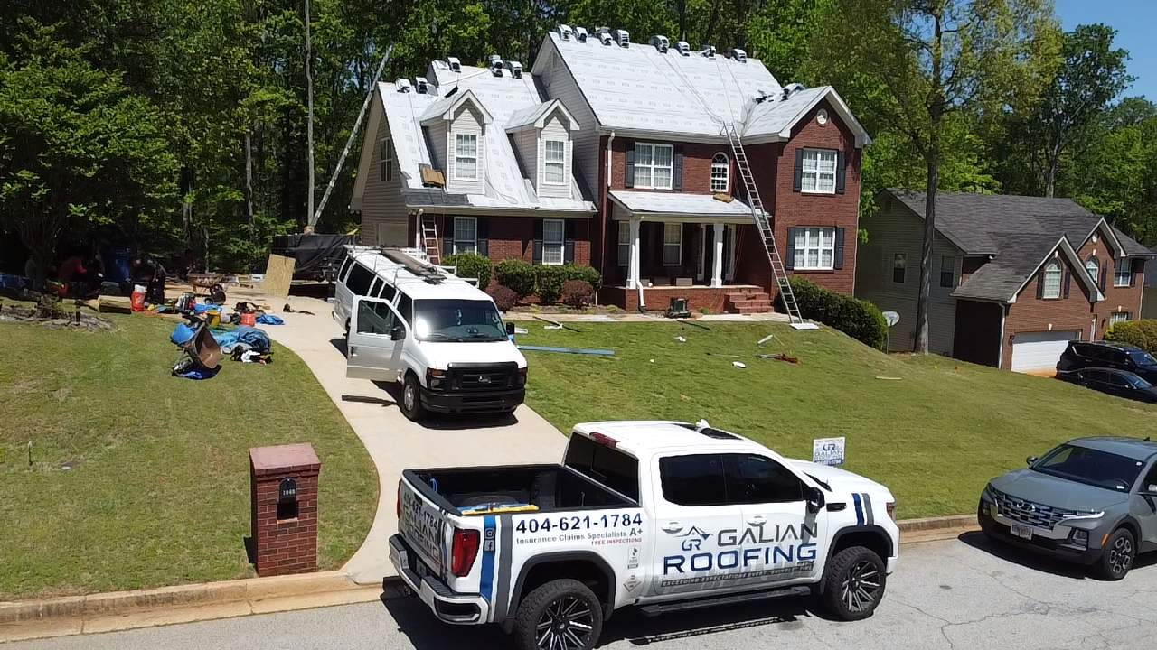 Residential Roofing Installation using asphalt shingle roofing by Galian Roofing LLC