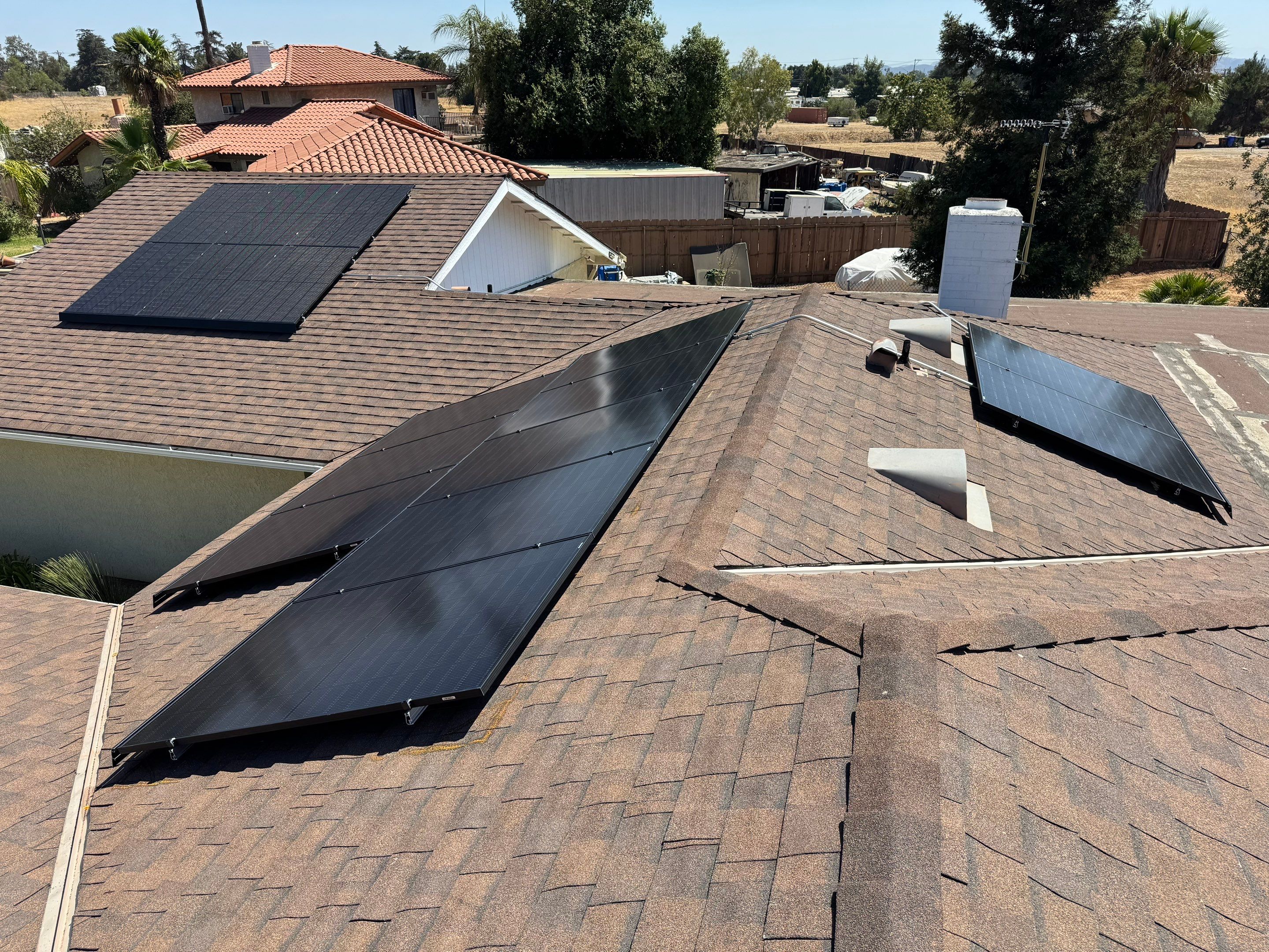 Residential Solar Installation and Enphase Battery Storage in Yucaipa by VIBE SOLAR