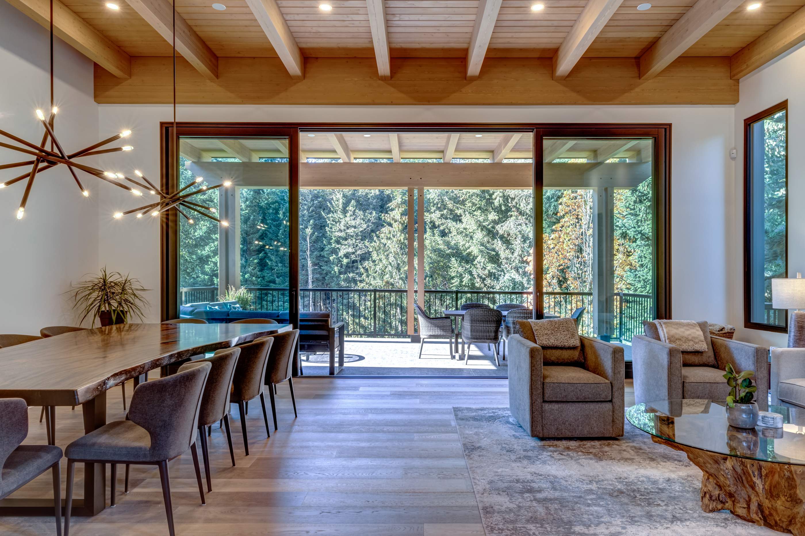 White Gold Residence – Interior & Exterior Painting + Wood Finishing- Whistler by Top Coats Professional Painting