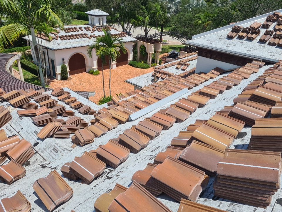 Residential Roofing Installation using Eagle Roofing Tile by BLUES BROTHERS ROOFING