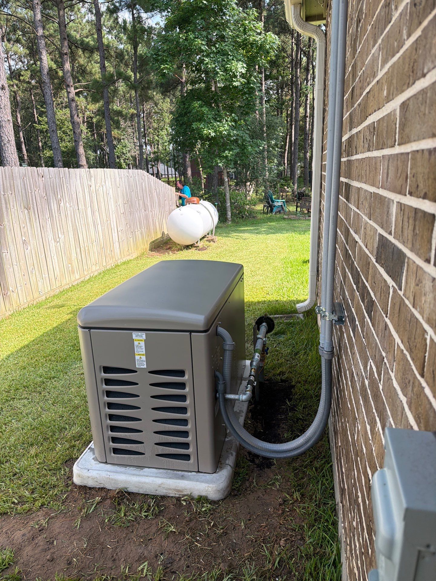 KOHLER Standby Generator Installation in Cut and Shoot, Texas by GenTex Elite Services