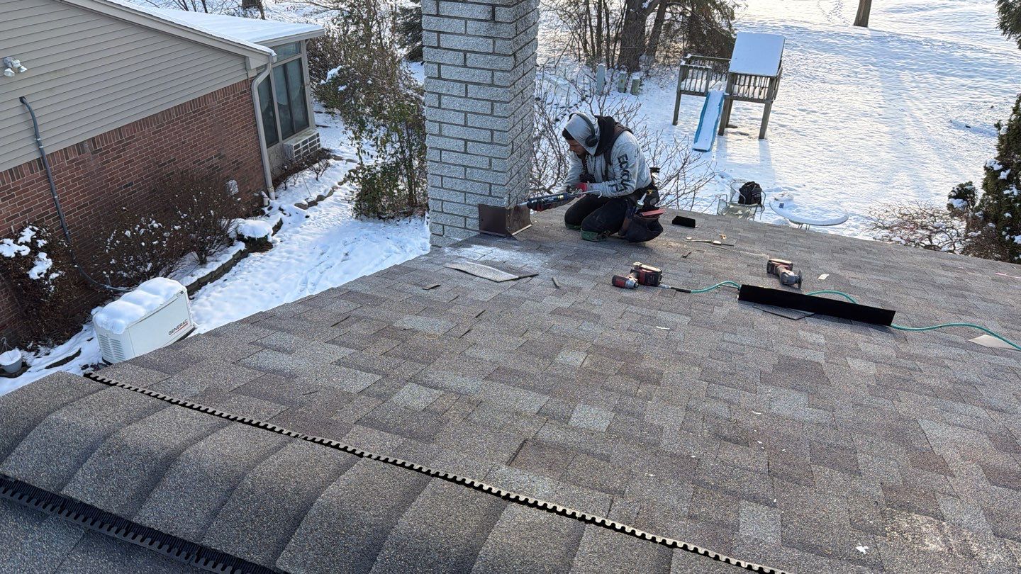 Roof Replacement using Owens Corning Driftwood by 180 Contractors